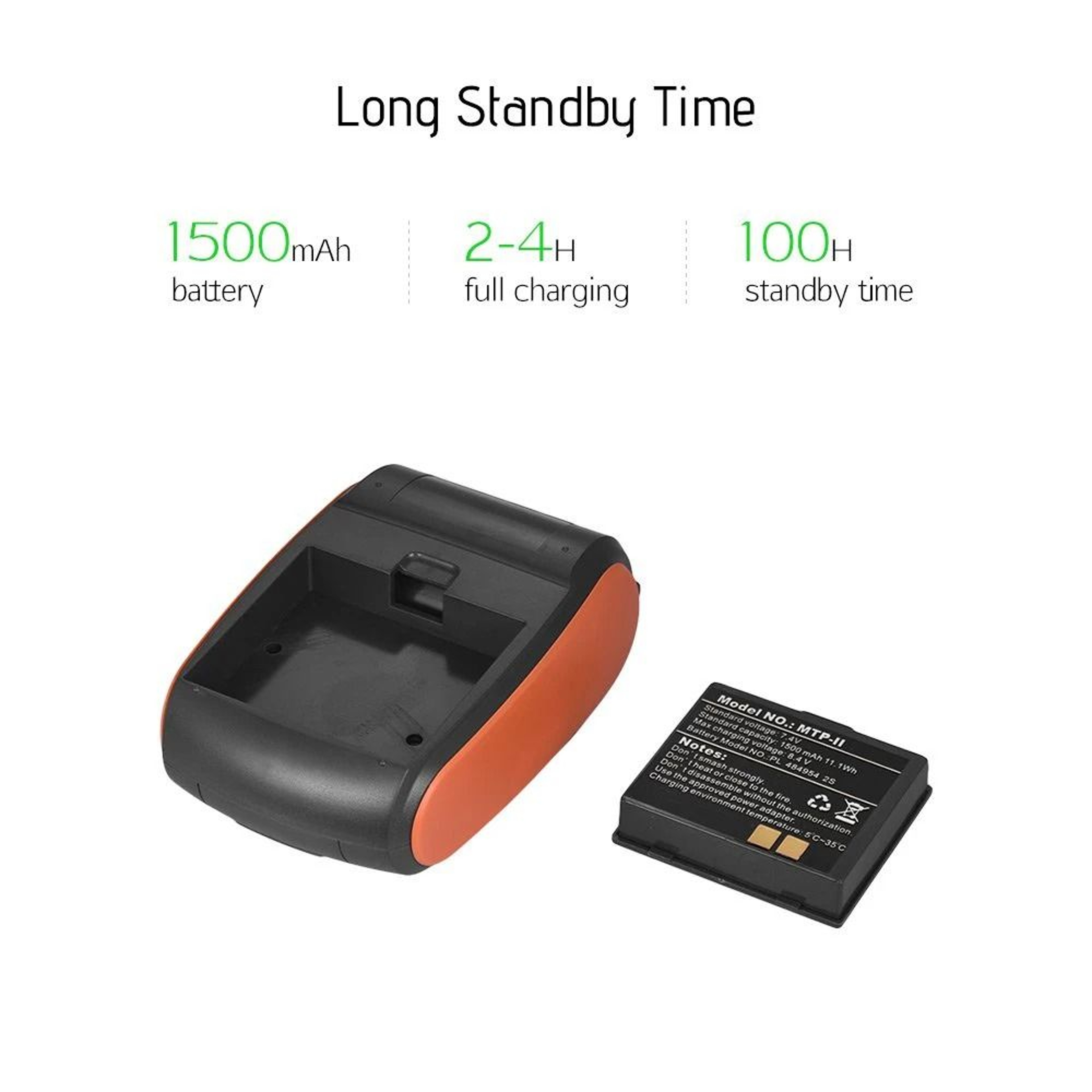 GOOJPRT PT210 Mini Portable Wireless Bluetooth Thermal Printer 58mm  203 DPI 1