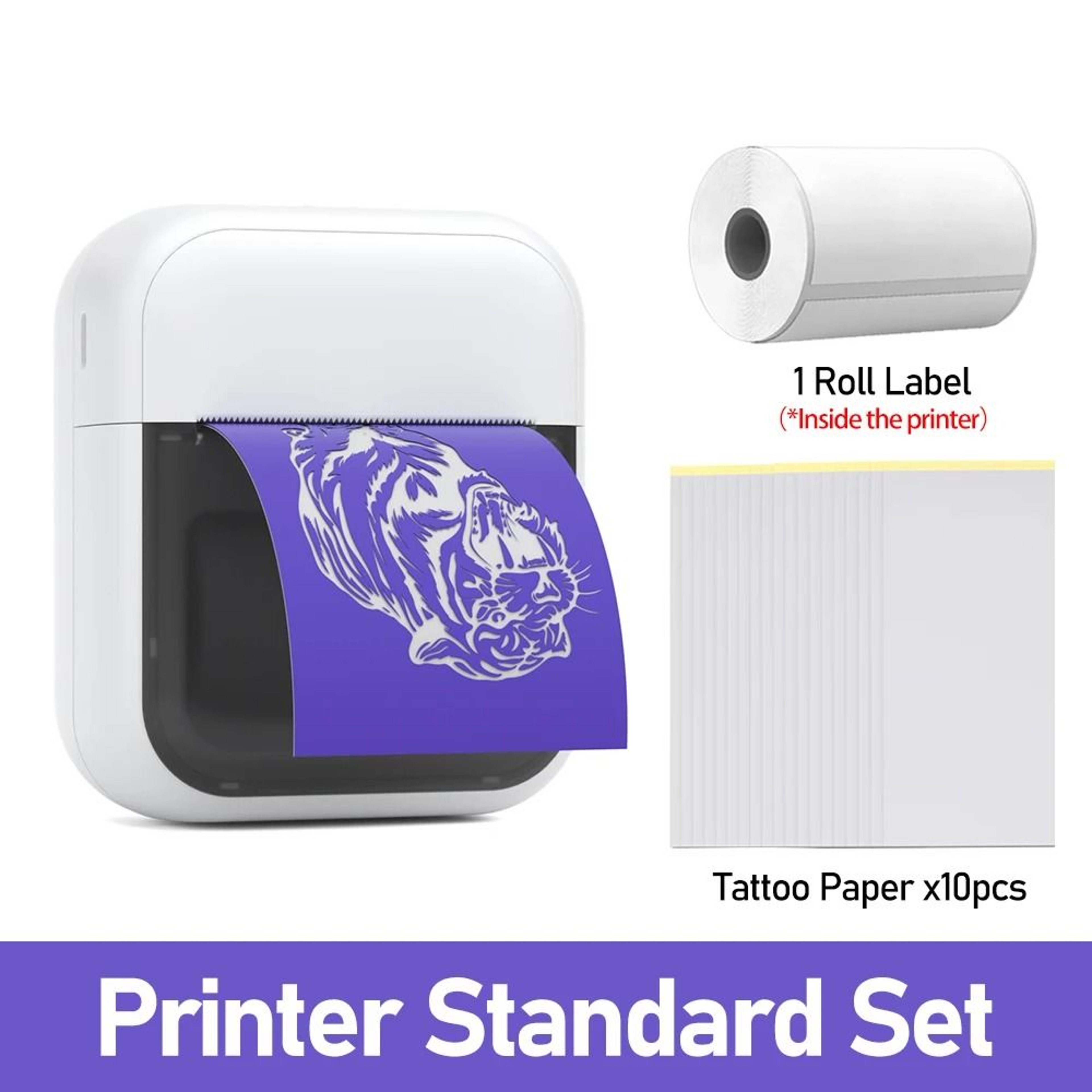 2Inch Portable Mini Thermal Label  Tattoo Stencil Printer 6