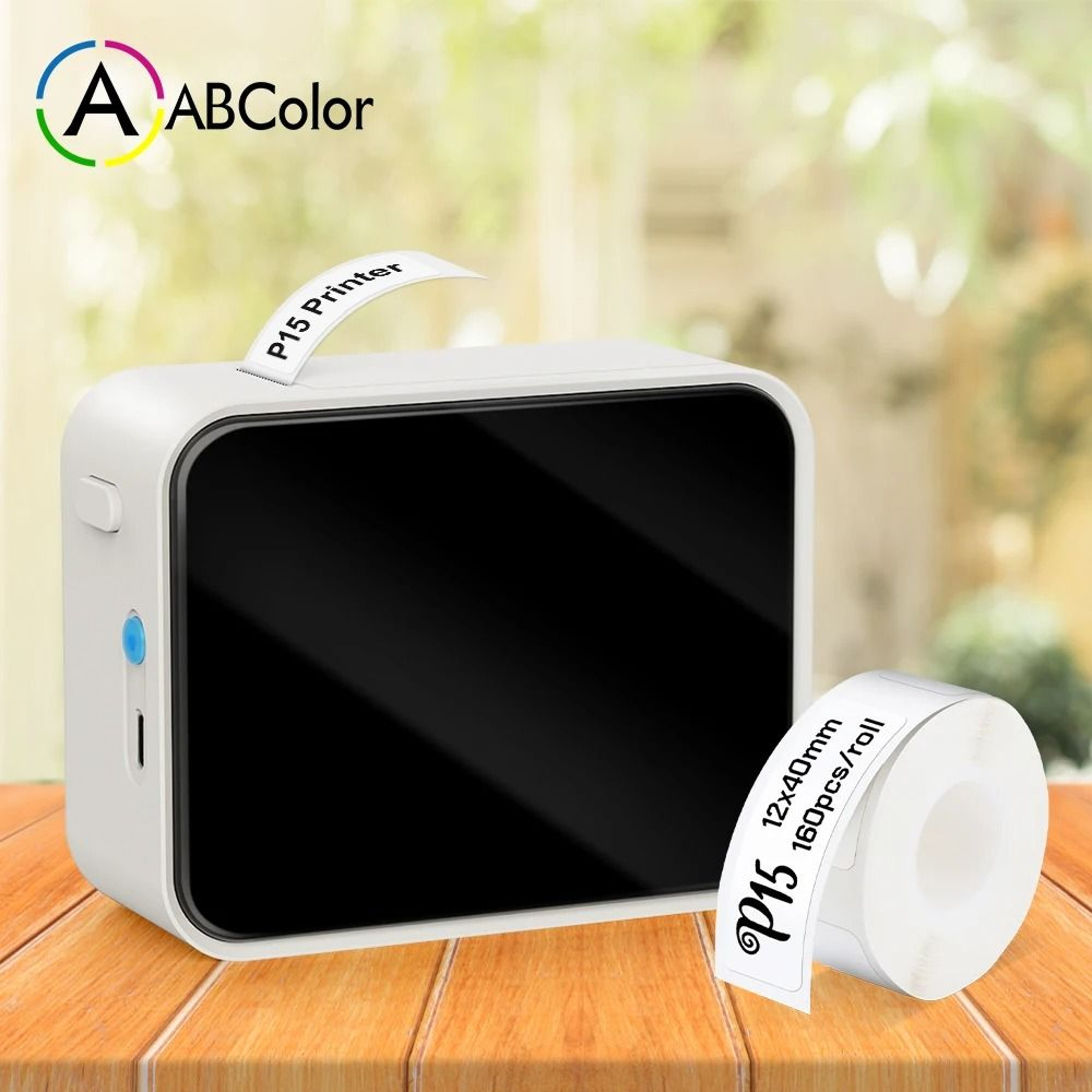 Portable Bluetooth Wireless Thermal Label Printer P15  P12 Compatible 0