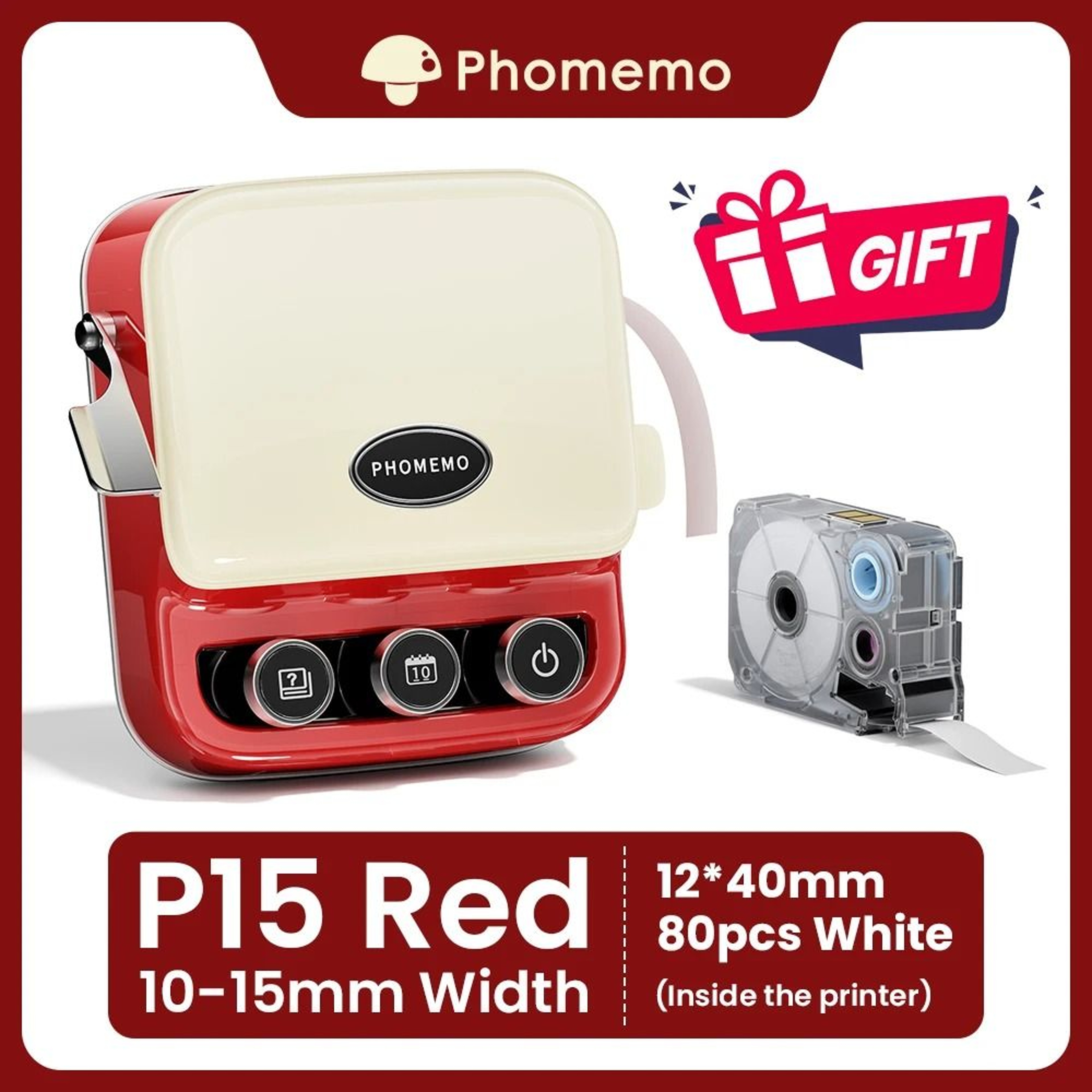 Phomemo P15 Portable Thermal Transfer Label Printer 6