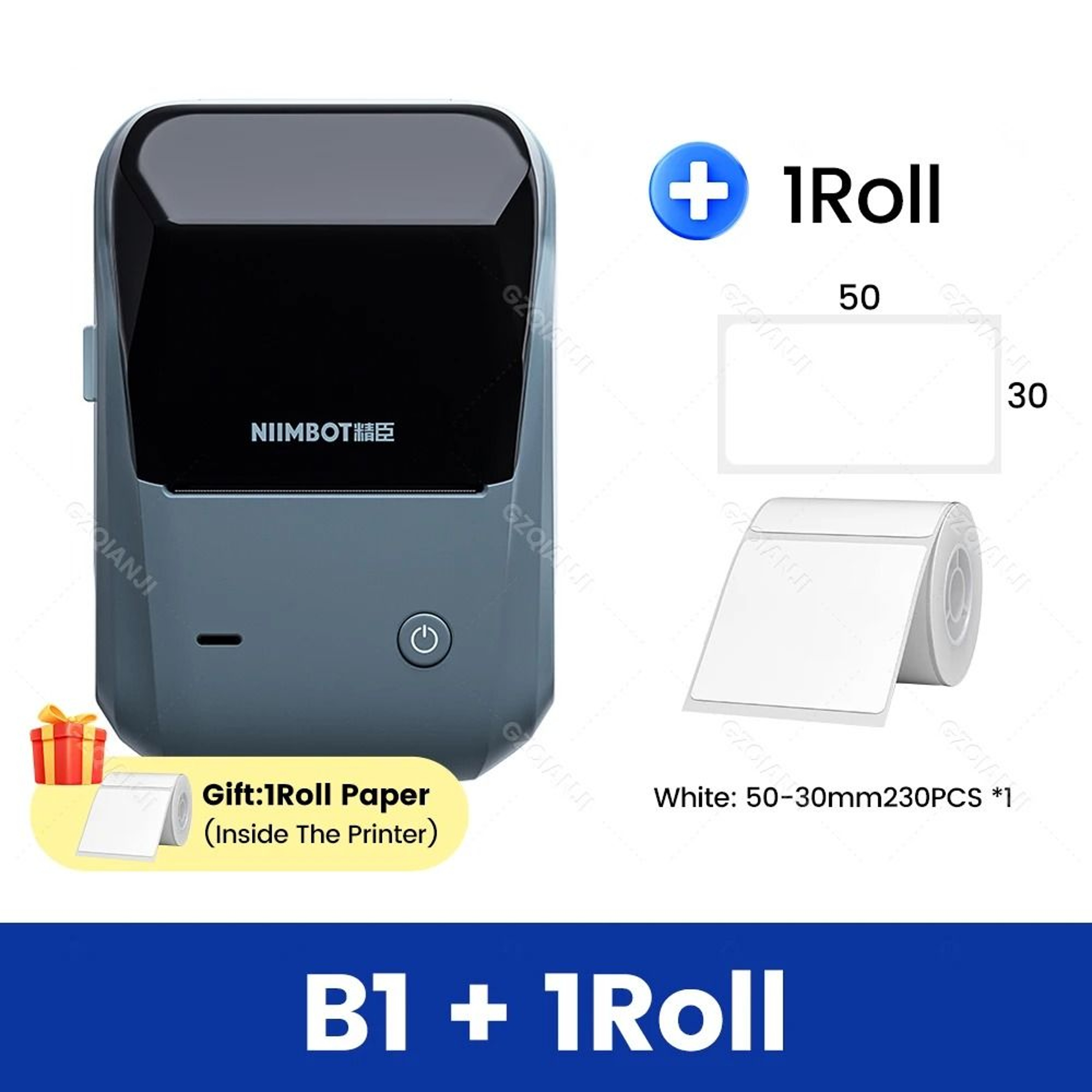 NIIMBOT B1 Portable Handheld Wireless Bluetooth Thermal Label Printer 6