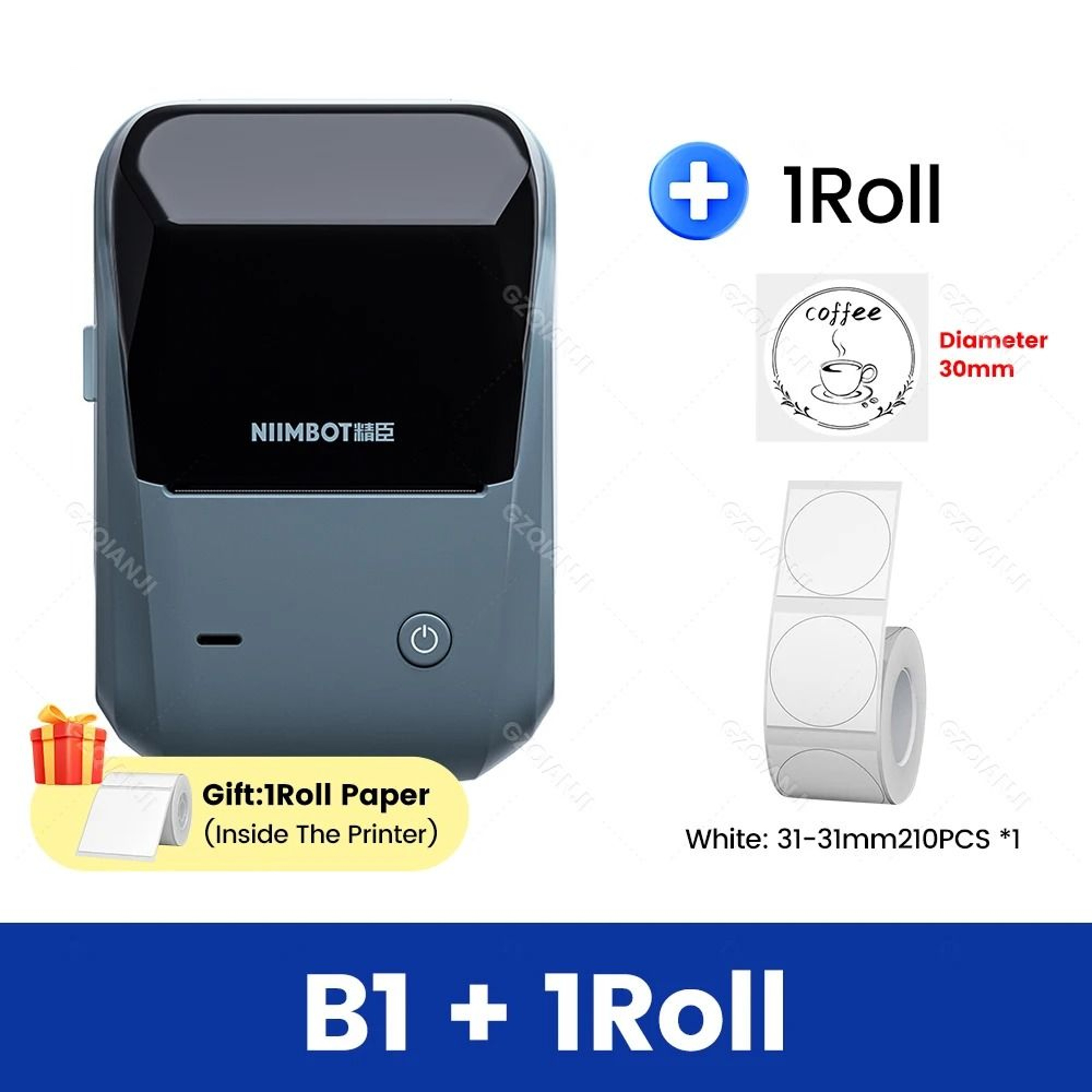 NIIMBOT B1 Portable Handheld Wireless Bluetooth Thermal Label Printer 14