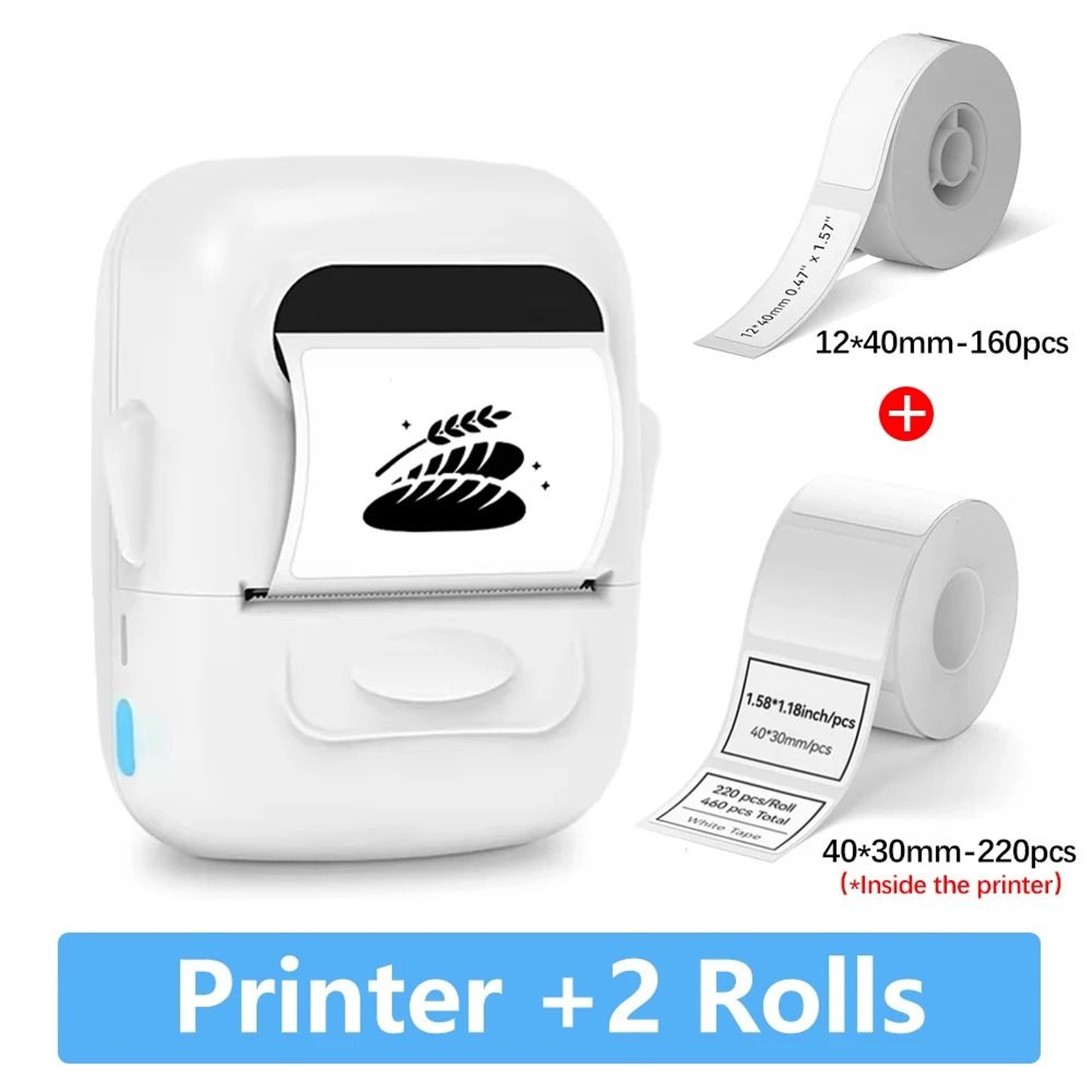 Marklife P50 Mini Portable Wireless Thermal Label Printer 1250mm 9