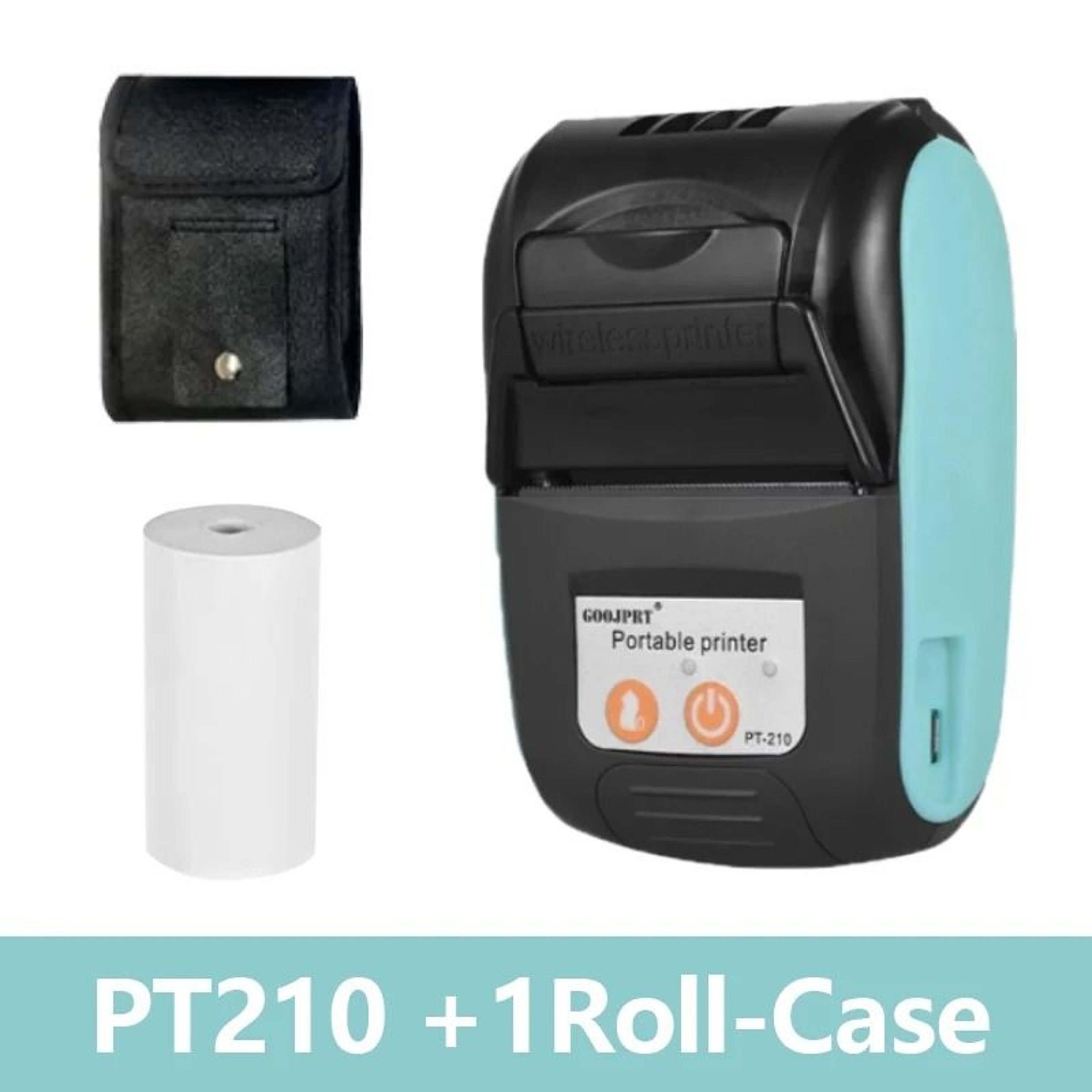 GOOJPRT PT210 Mini Portable 58mm Handheld Wireless POS Thermal Receipt  Label Printer 8