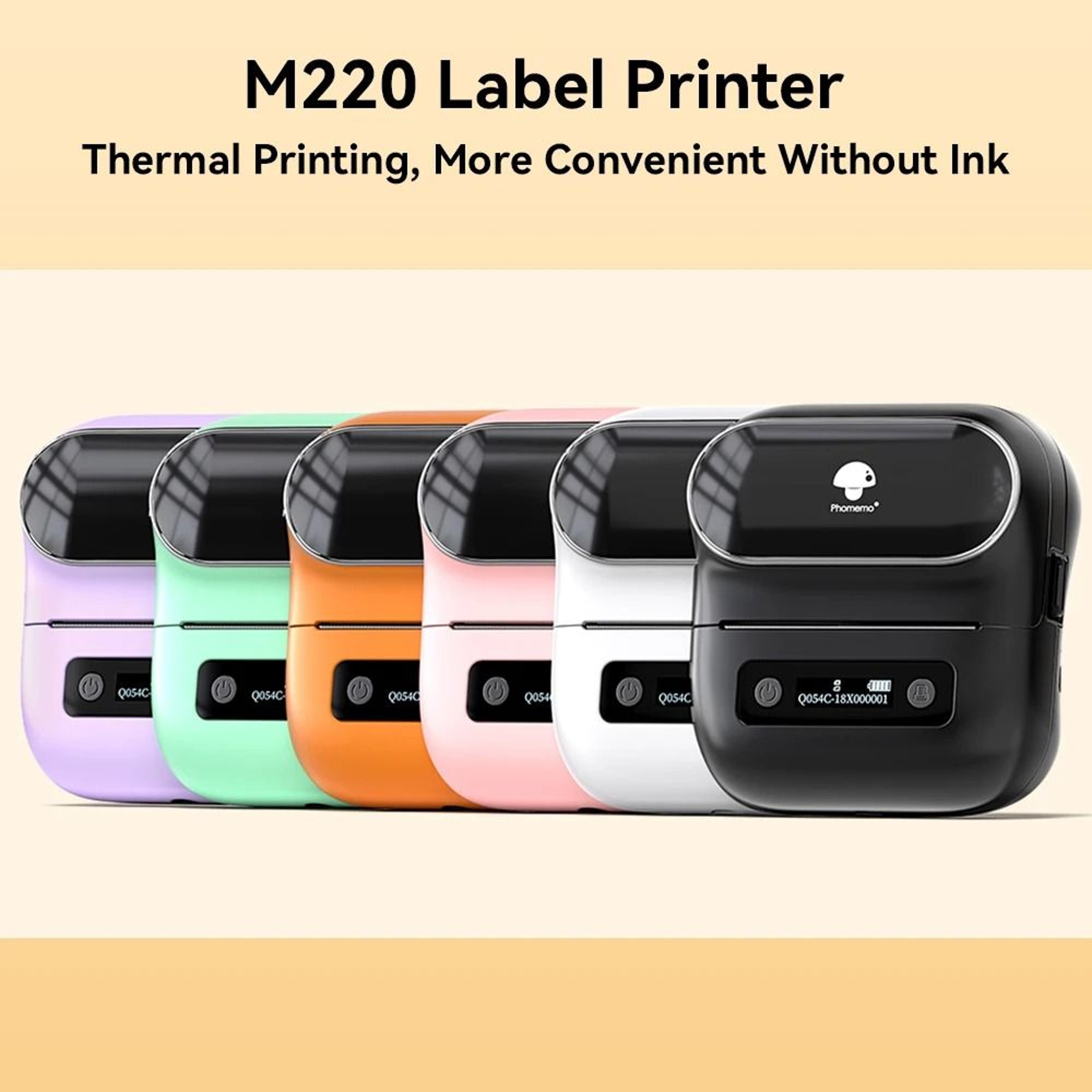 Phomemo M220 Portable Wireless Bluetooth Thermal Label Printer 2075mm 0