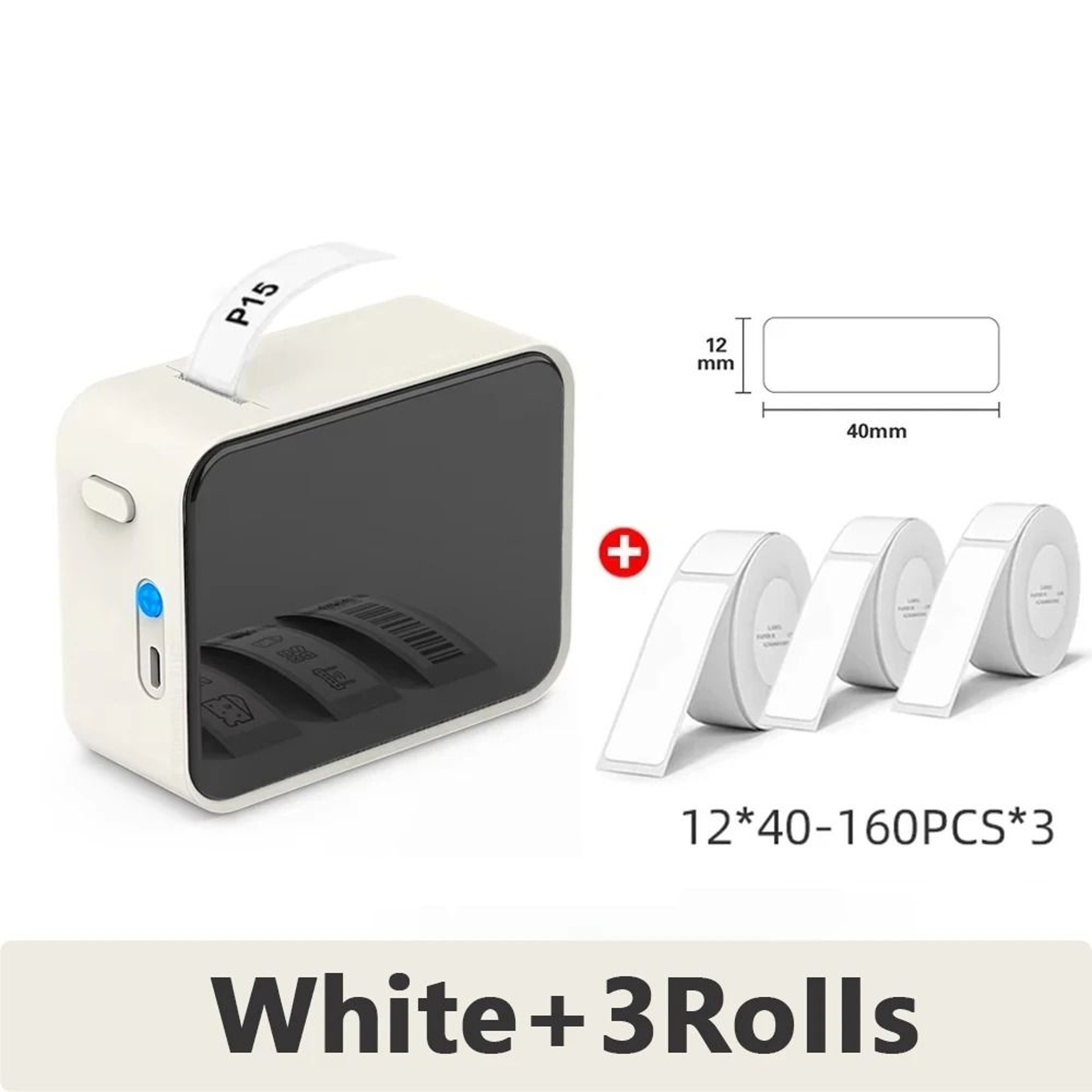 Marklife P15 Mini Wireless Bluetooth Thermal Label Printer  Sticker Maker 7