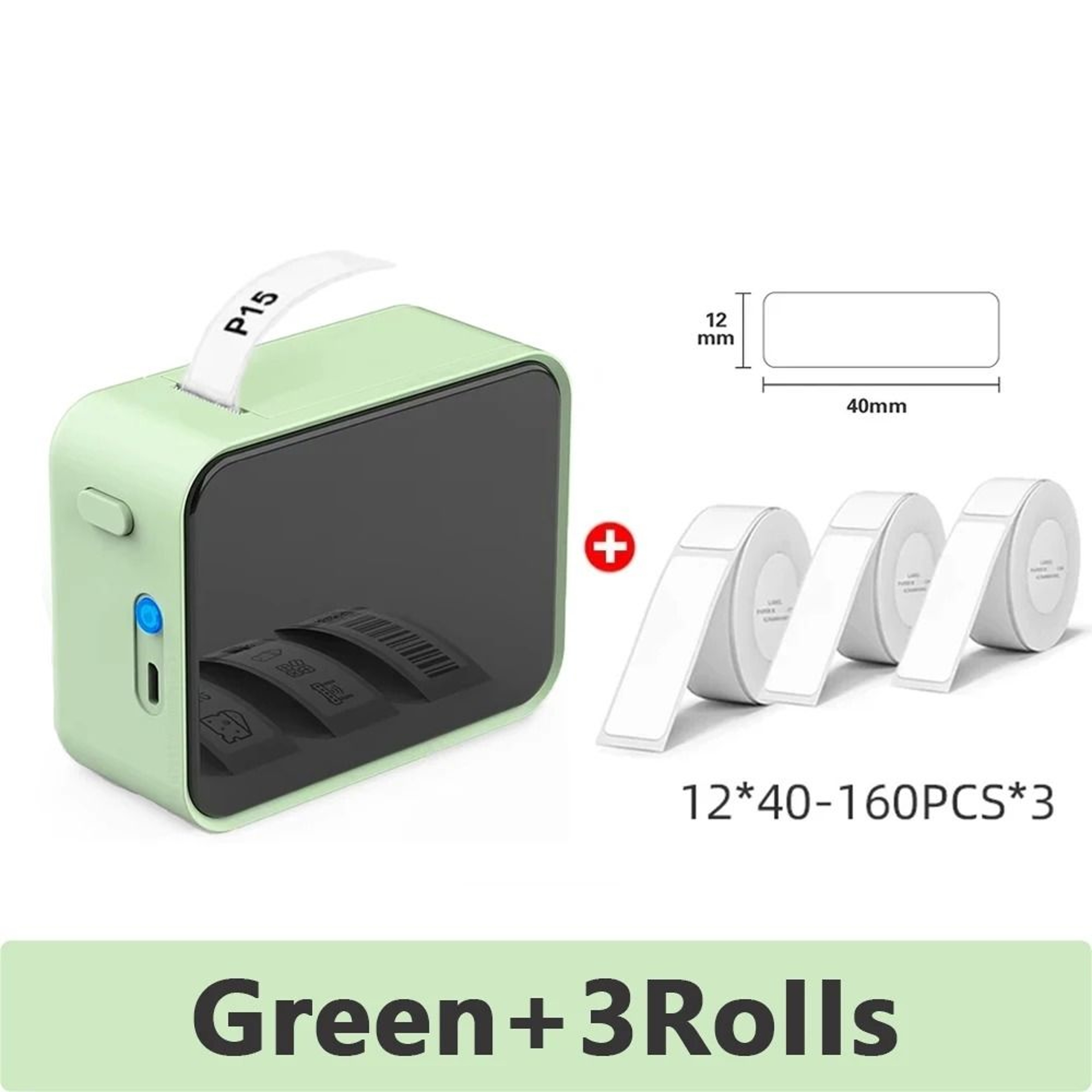Marklife P15 Mini Wireless Bluetooth Thermal Label Printer  Sticker Maker 8
