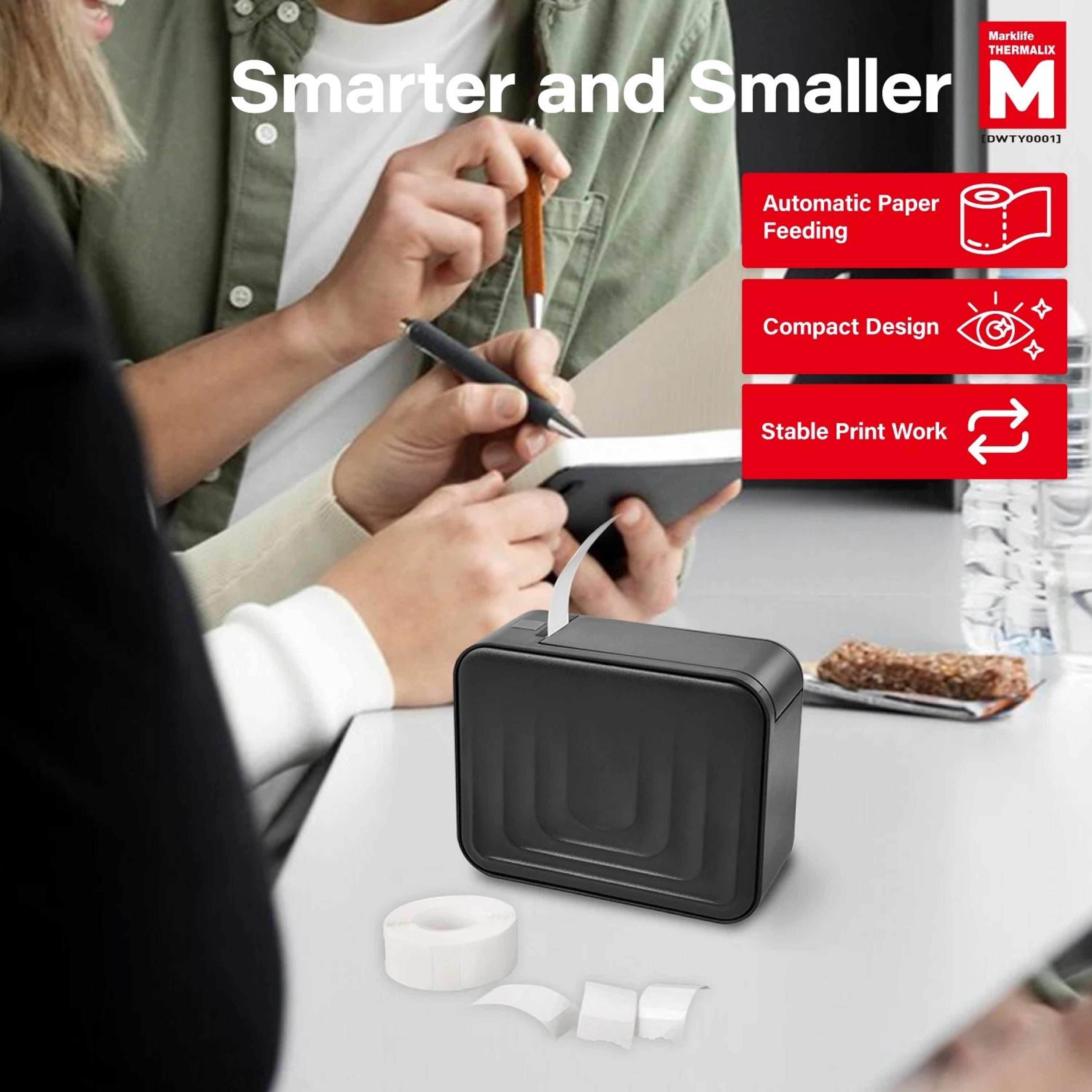 Marklife M1 Mini Portable Bluetooth Thermal Label Printer  Sticker Maker 1