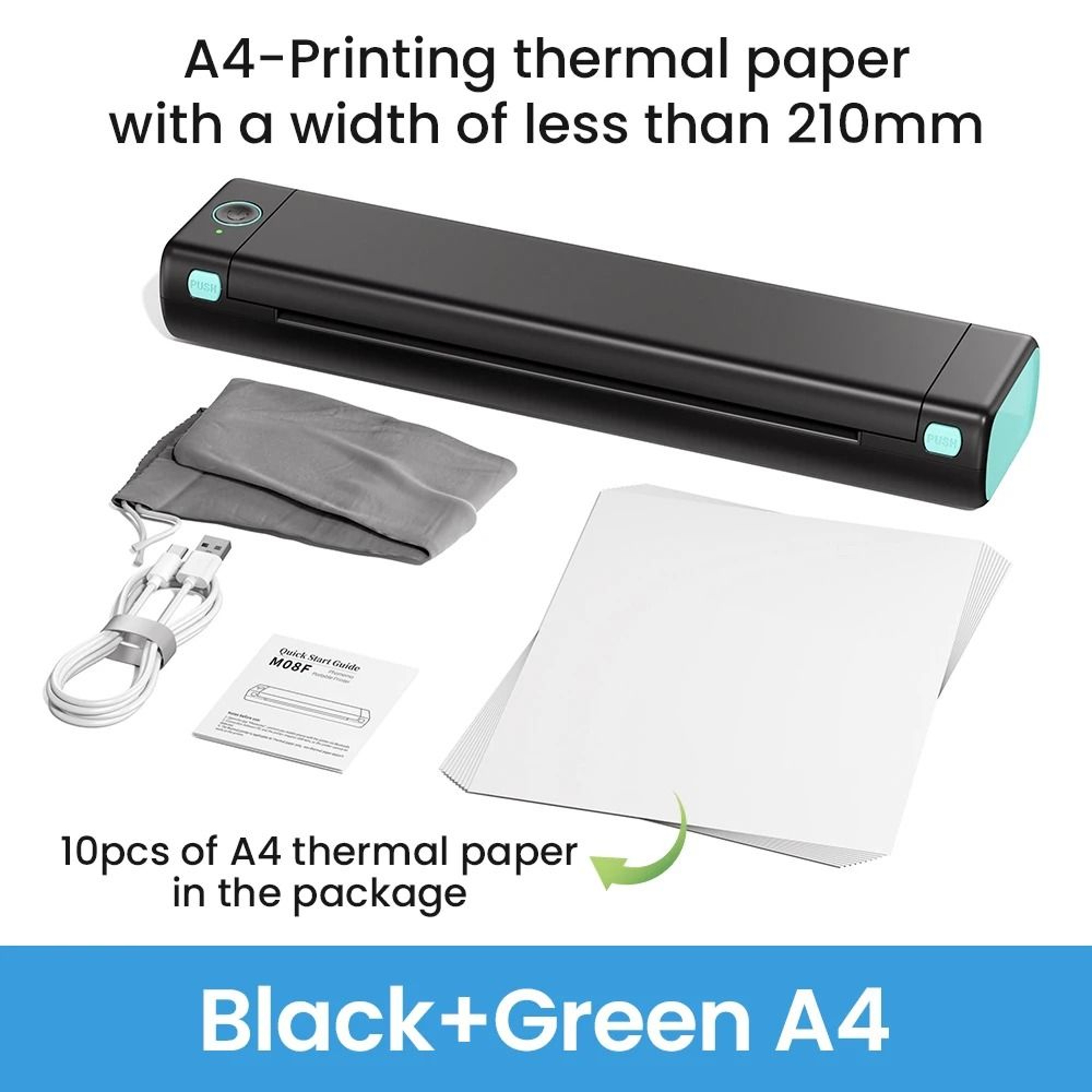 Phomemo M08F Portable A4 Wireless Thermal Printer  Bluetooth Tattoo Stencil Maker 20