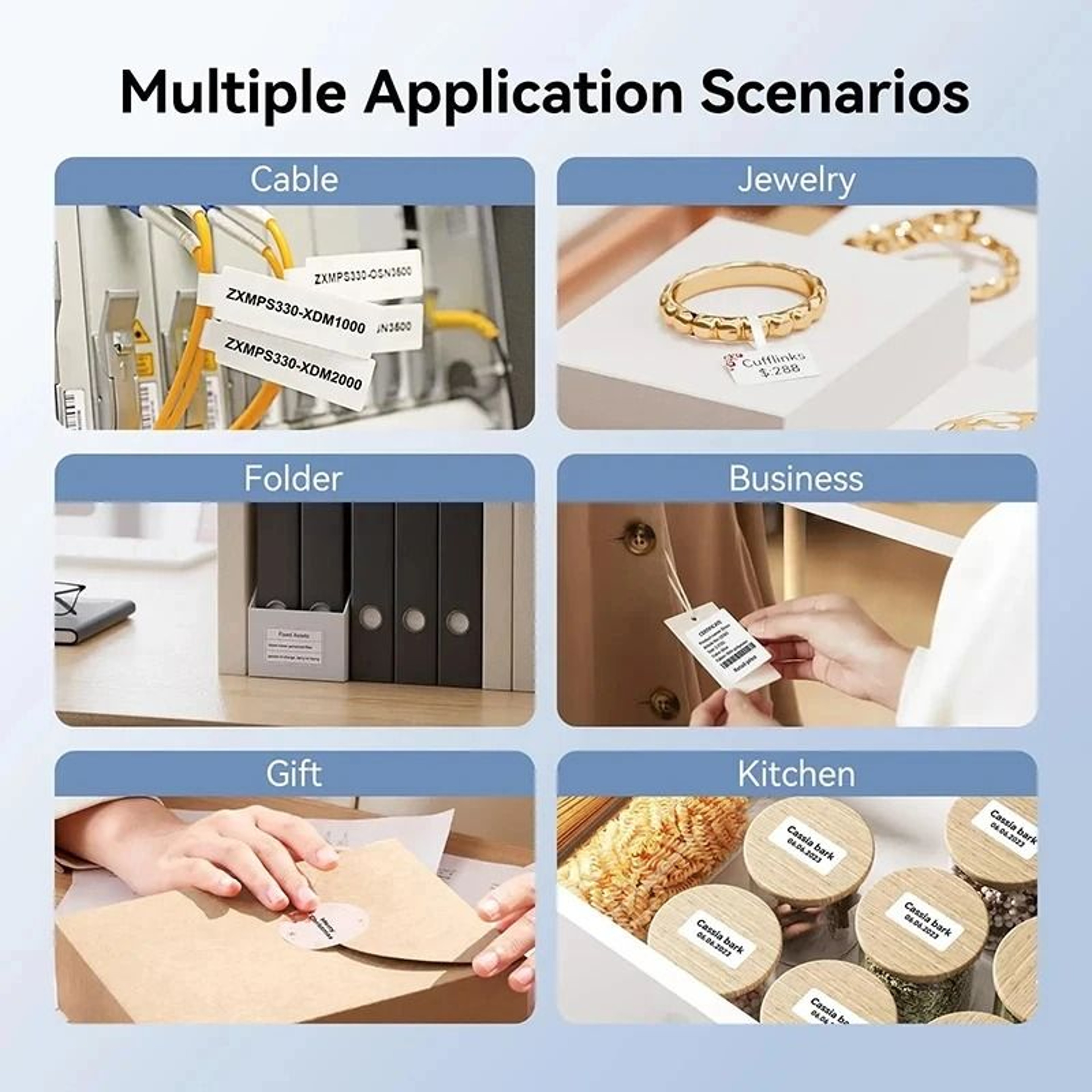 NIIMBOT B1 B21 Mini Portable Bluetooth Thermal Label Printer 4