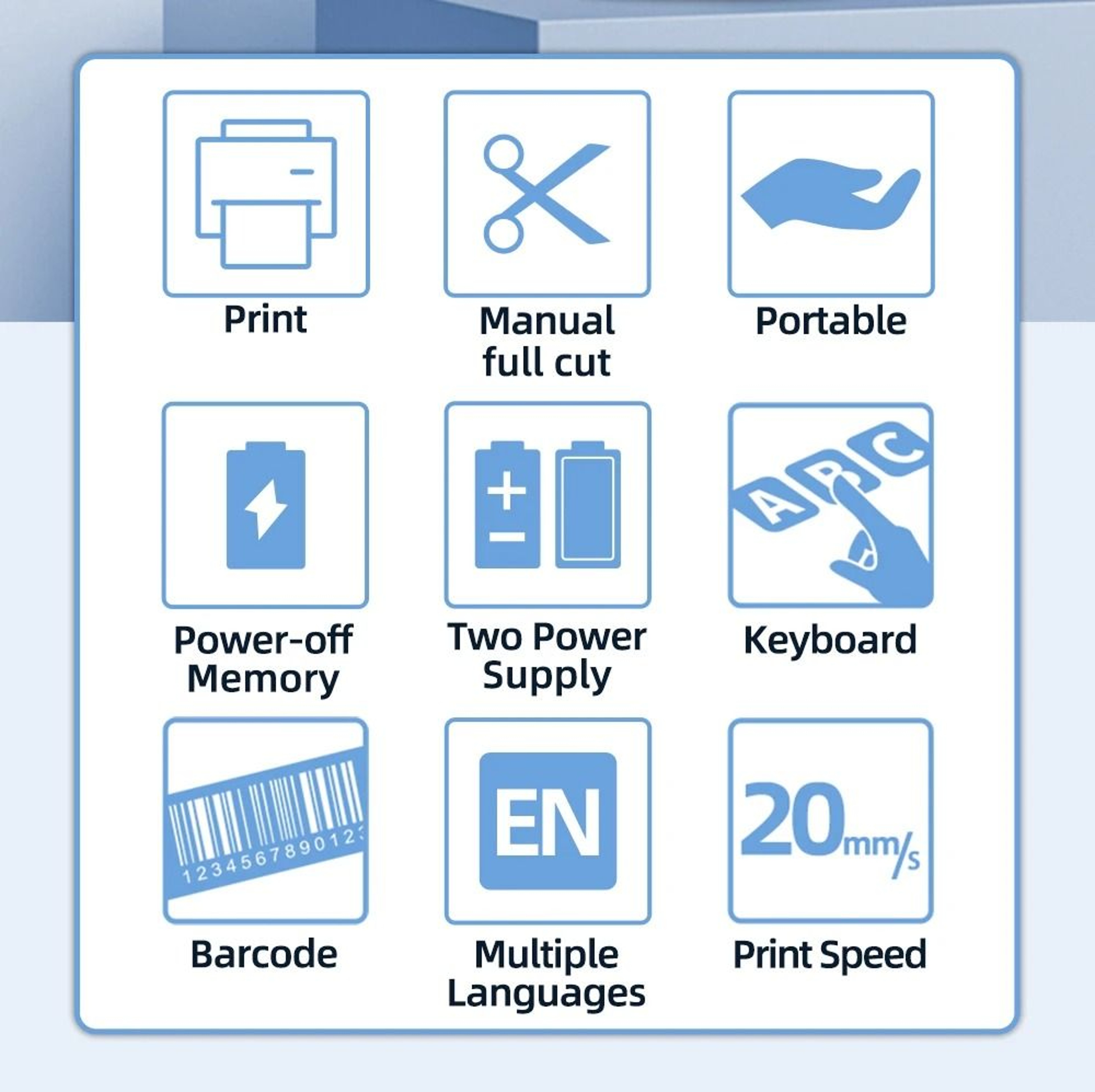 E1000Pro Industrial Thermal Transfer Portable Handheld Label Maker 1