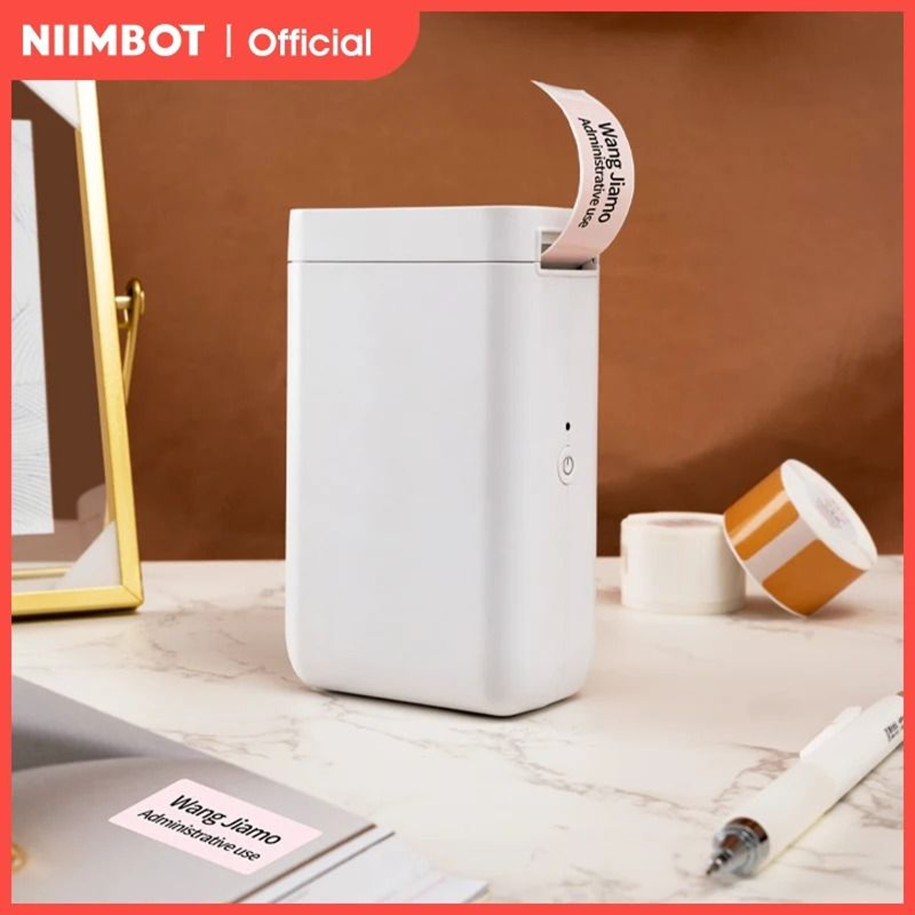 NIIMBOT D101 Mini Portable Wireless Bluetooth Thermal Label Printer 0