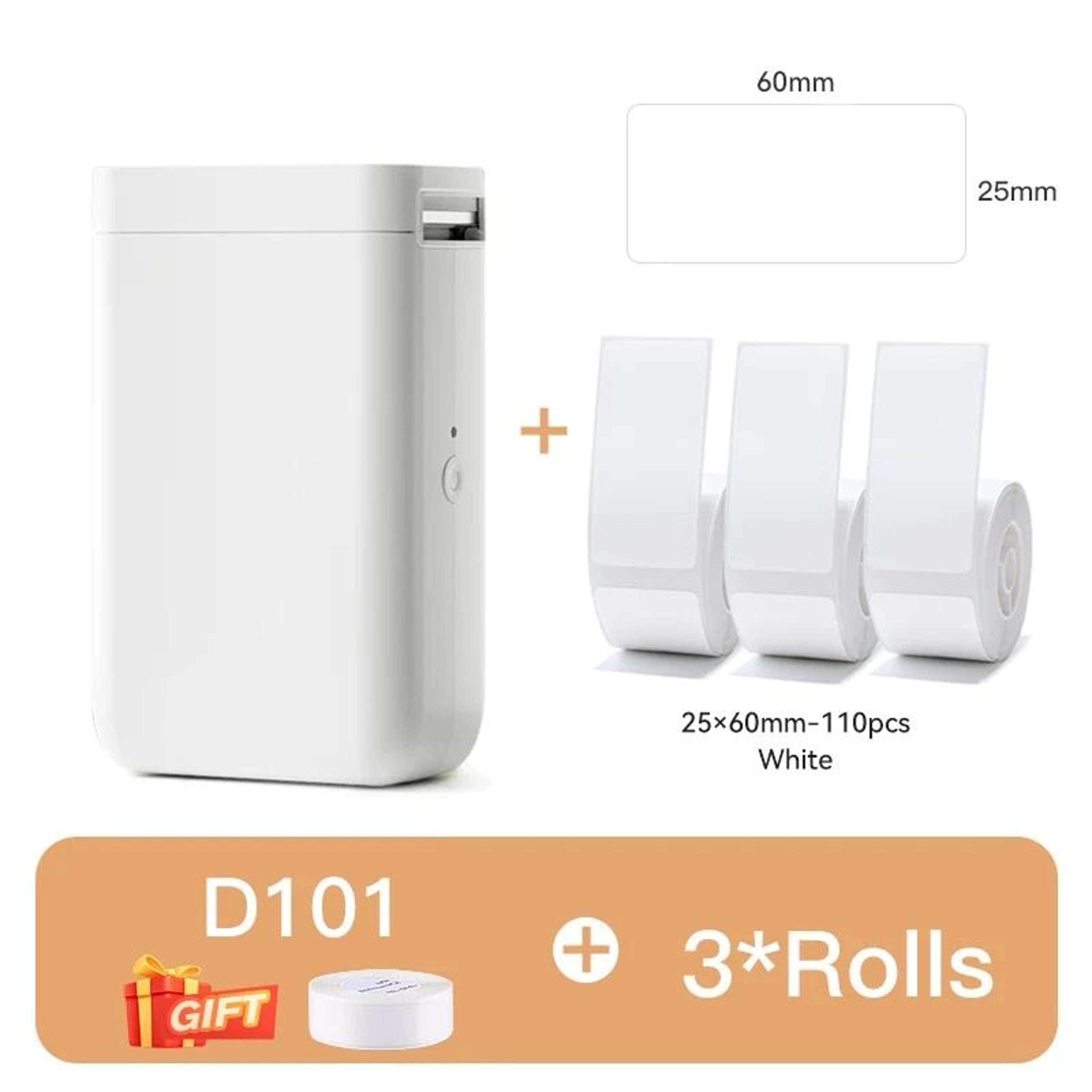 NIIMBOT D101 Mini Portable Wireless Bluetooth Thermal Label Printer 9