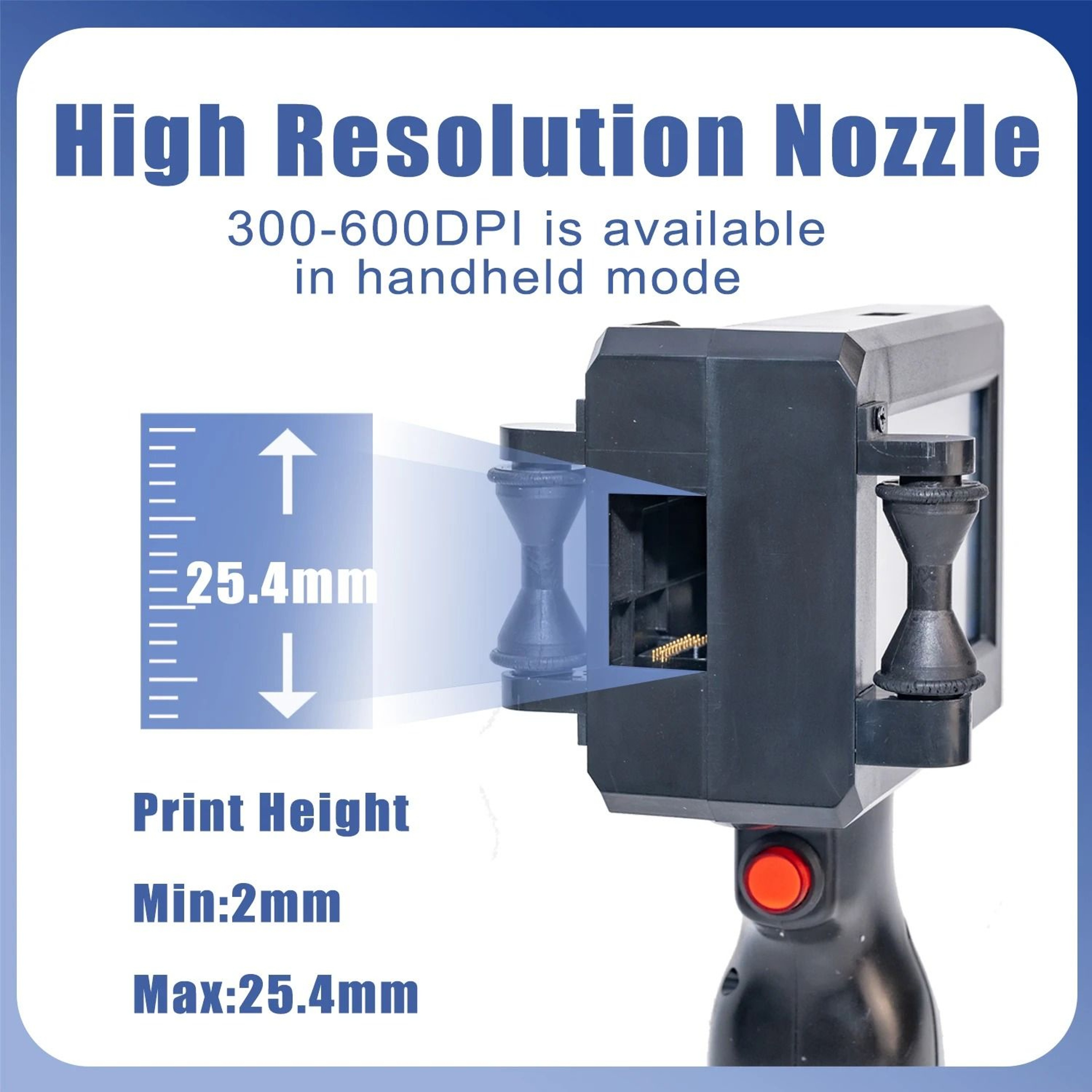 P5 254mm Handheld Inkjet Printer  Large Format TIJ Batch Coding Machine 2