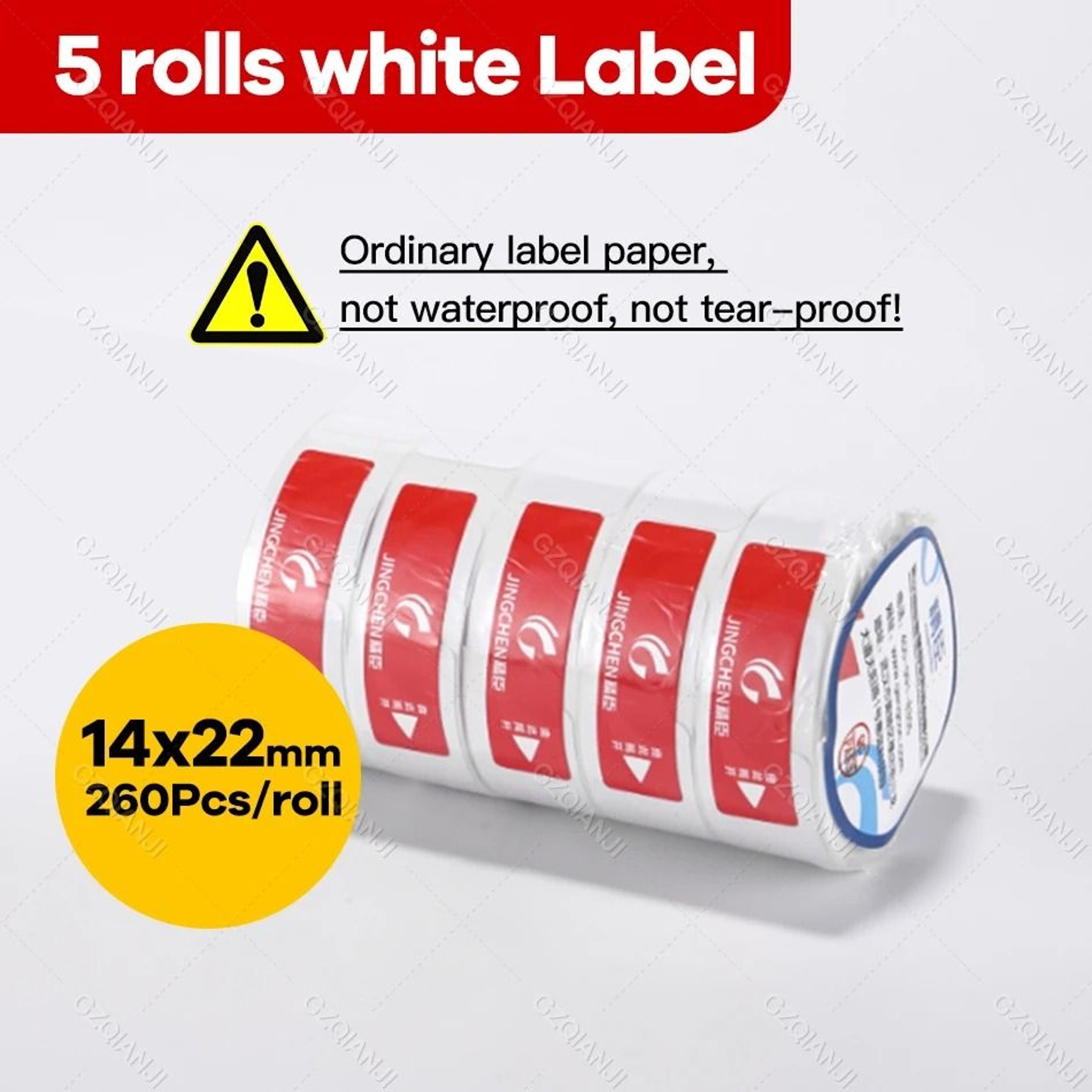 NIIMBOT Waterproof SelfAdhesive White Thermal Label Paper Rolls For D101 D11  D110 Printer 22