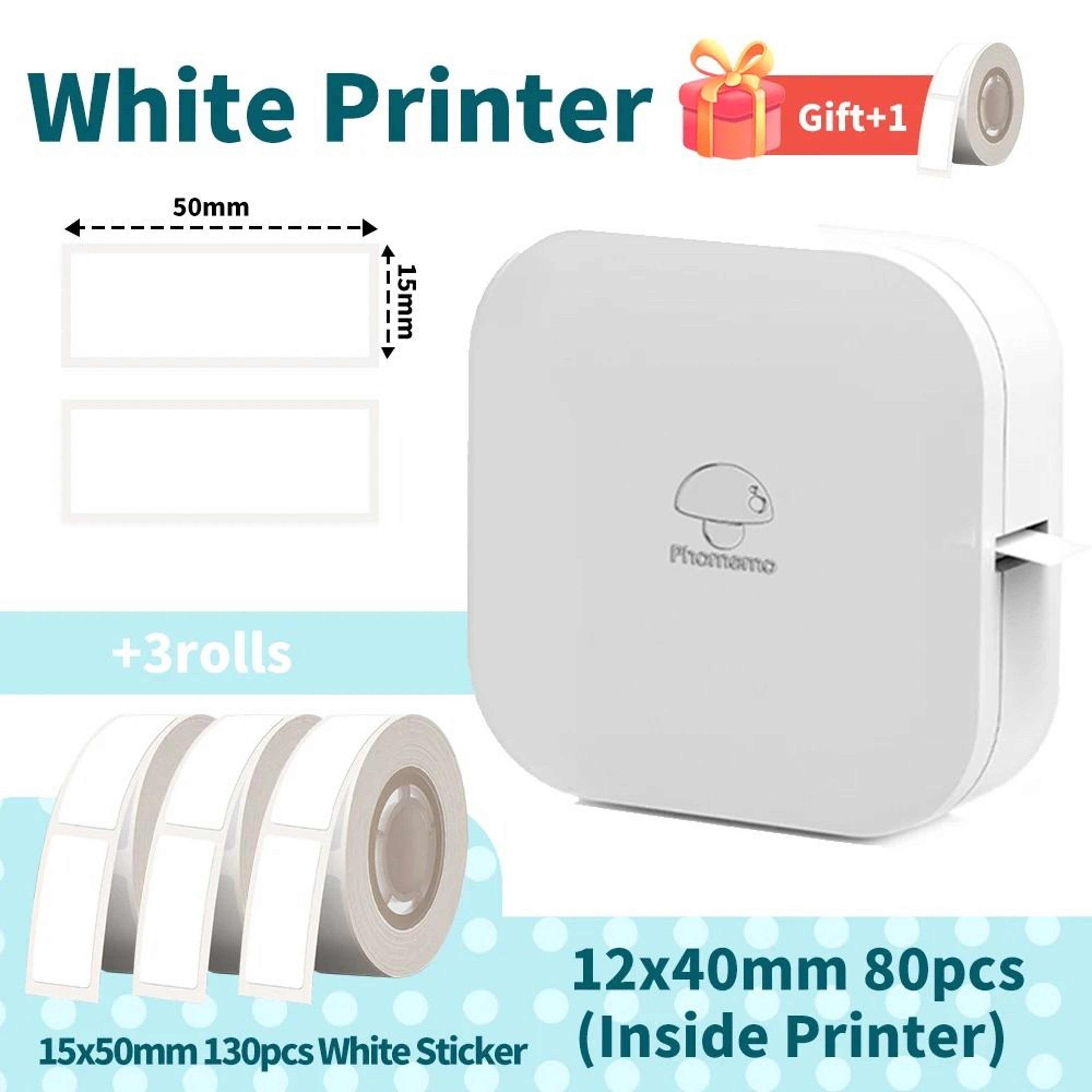 Marklife M1 Mini Portable Thermal Label Printer Wireless Bluetooth Sticker Maker – view 7