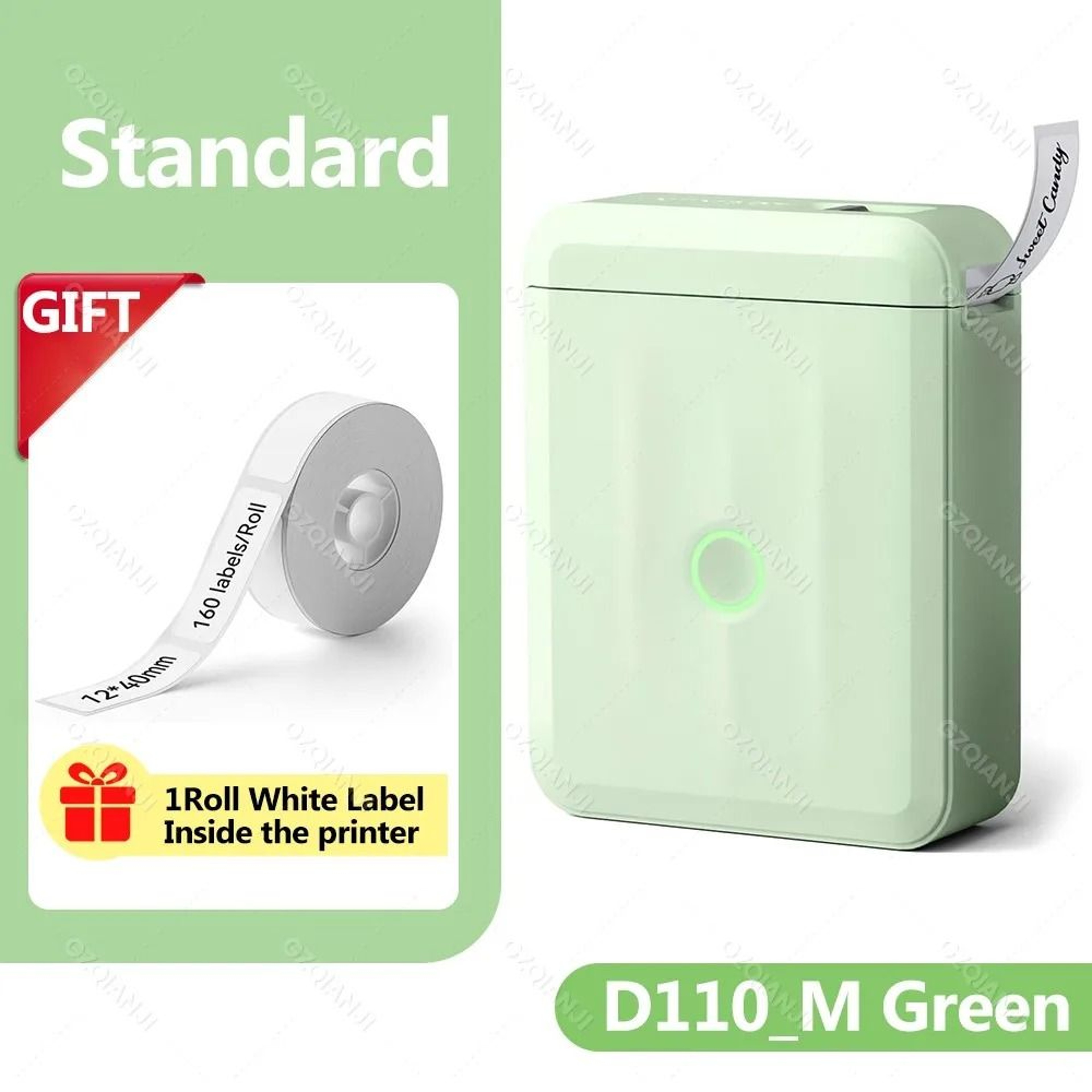 NIIMBOT D110  D11H 300DPI Mini Portable Wireless Thermal Label Printer 14
