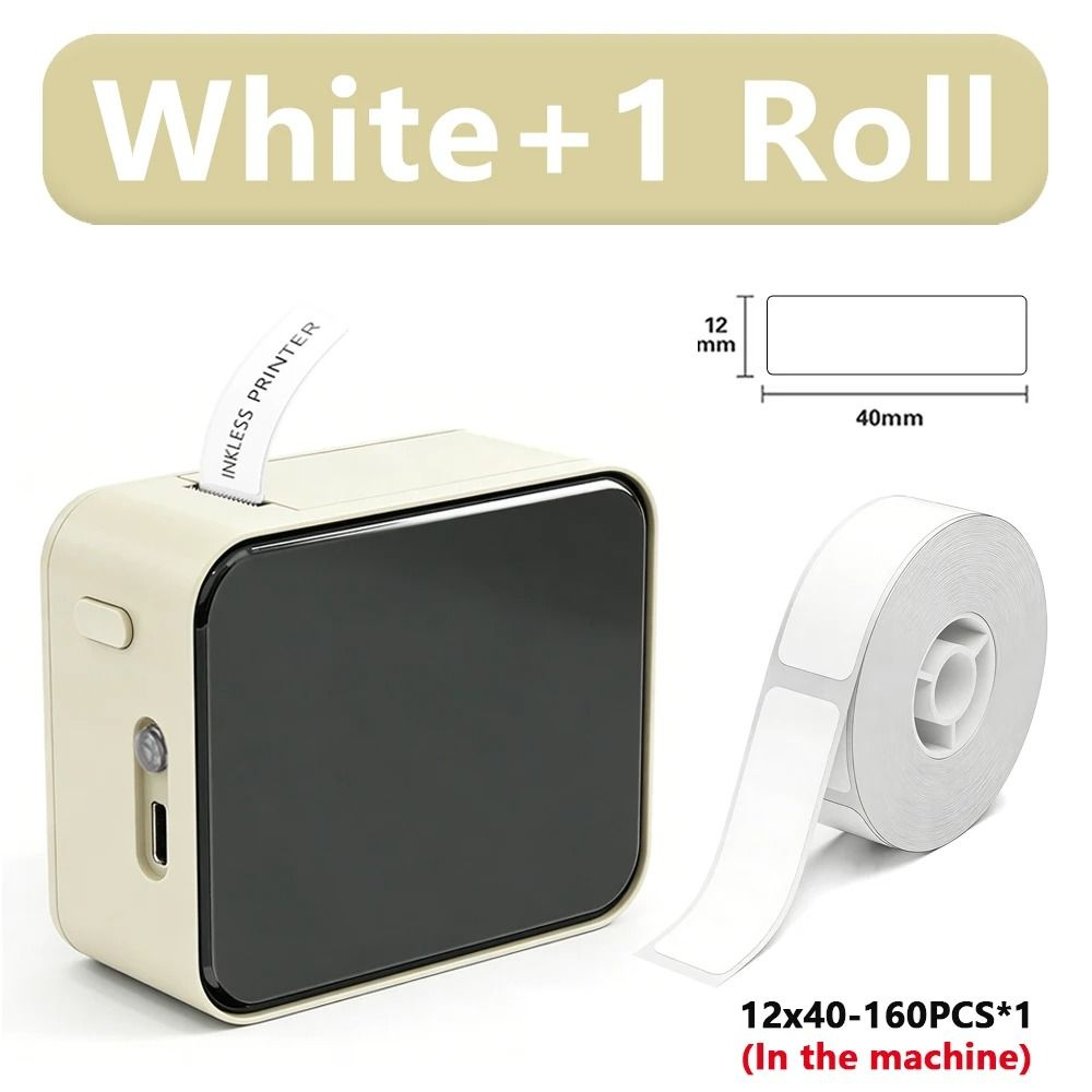 Marklife P15 Mini Thermal Label Printer Set With Bluetooth Wireless Sticker Machine  Label Rolls 14