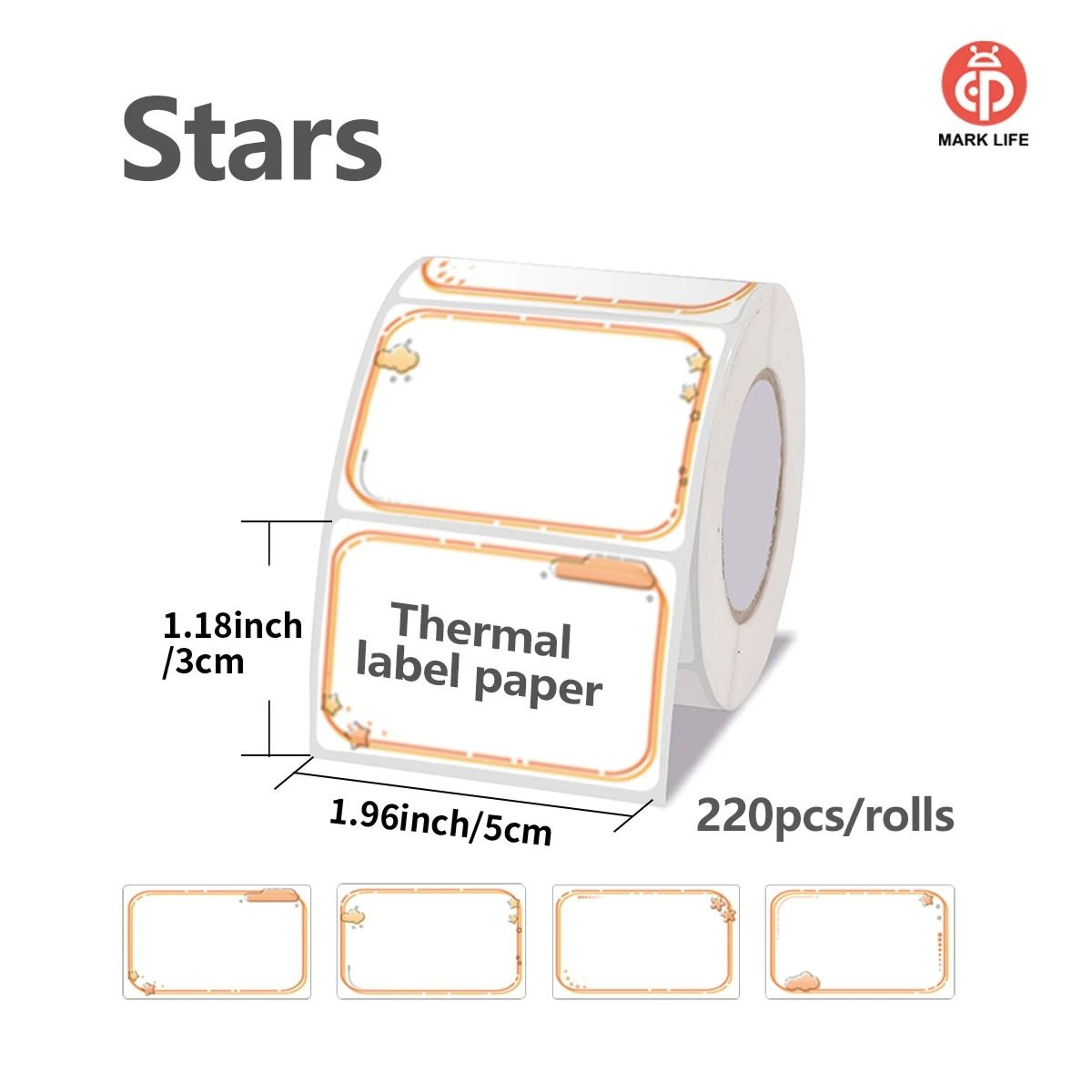 Marklife P50 Portable Wireless Thermal Label Printer  DIY Barcode Maker 12