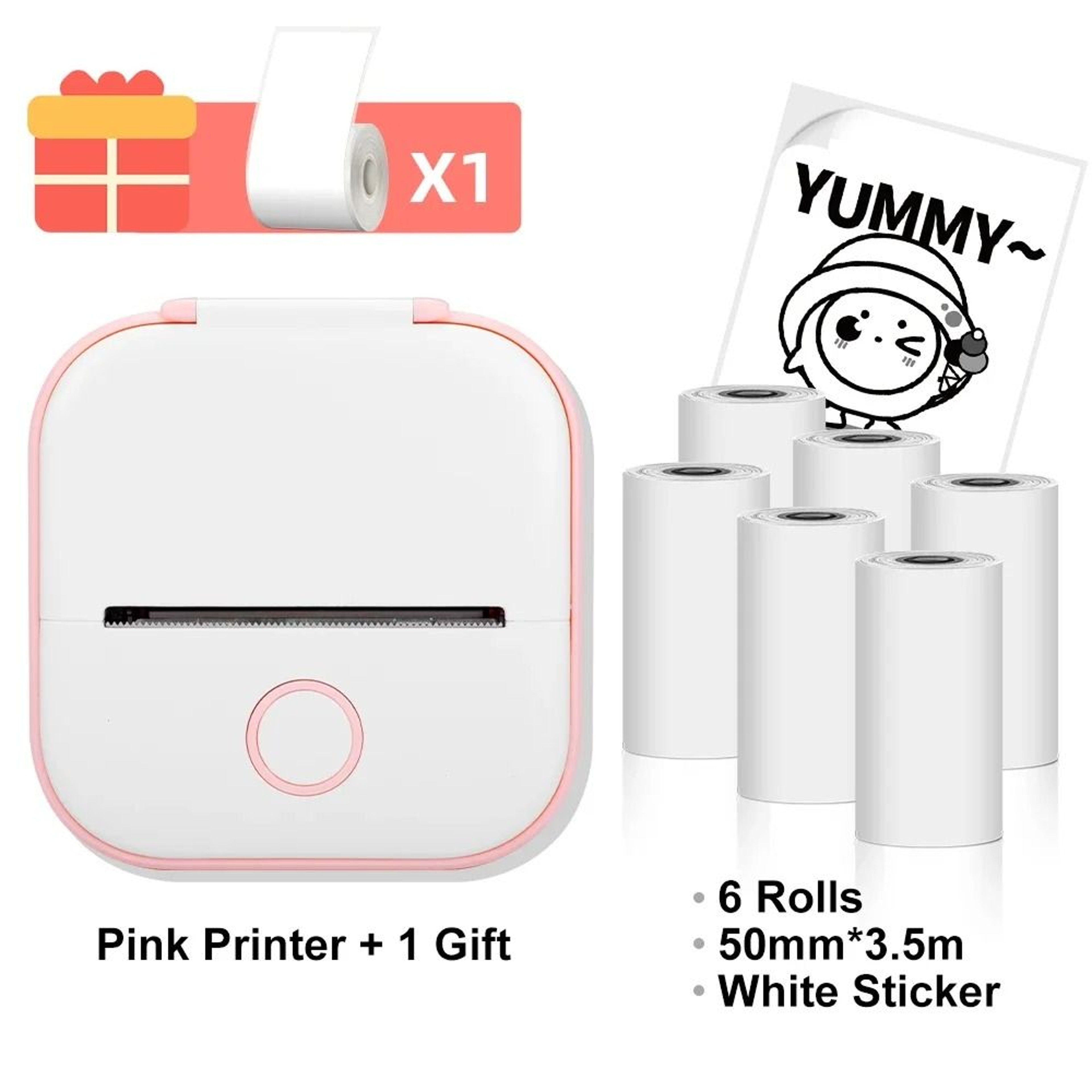 Phomemo T02 Portable Bluetooth Mini Thermal Pocket Printer  Sticker Maker For Notes Study  Photos 19