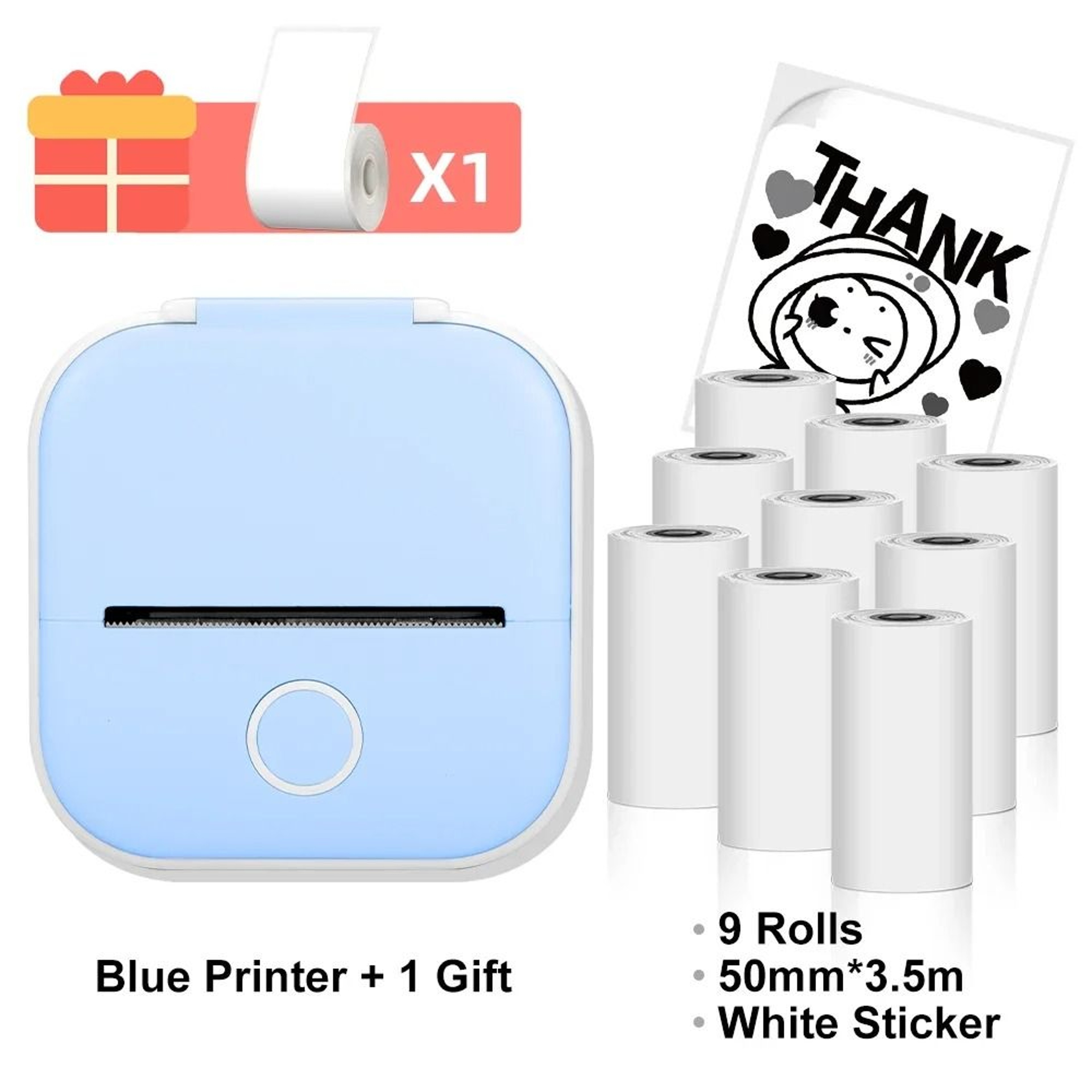 Phomemo T02 Portable Bluetooth Mini Thermal Pocket Printer  Sticker Maker For Notes Study  Photos 28