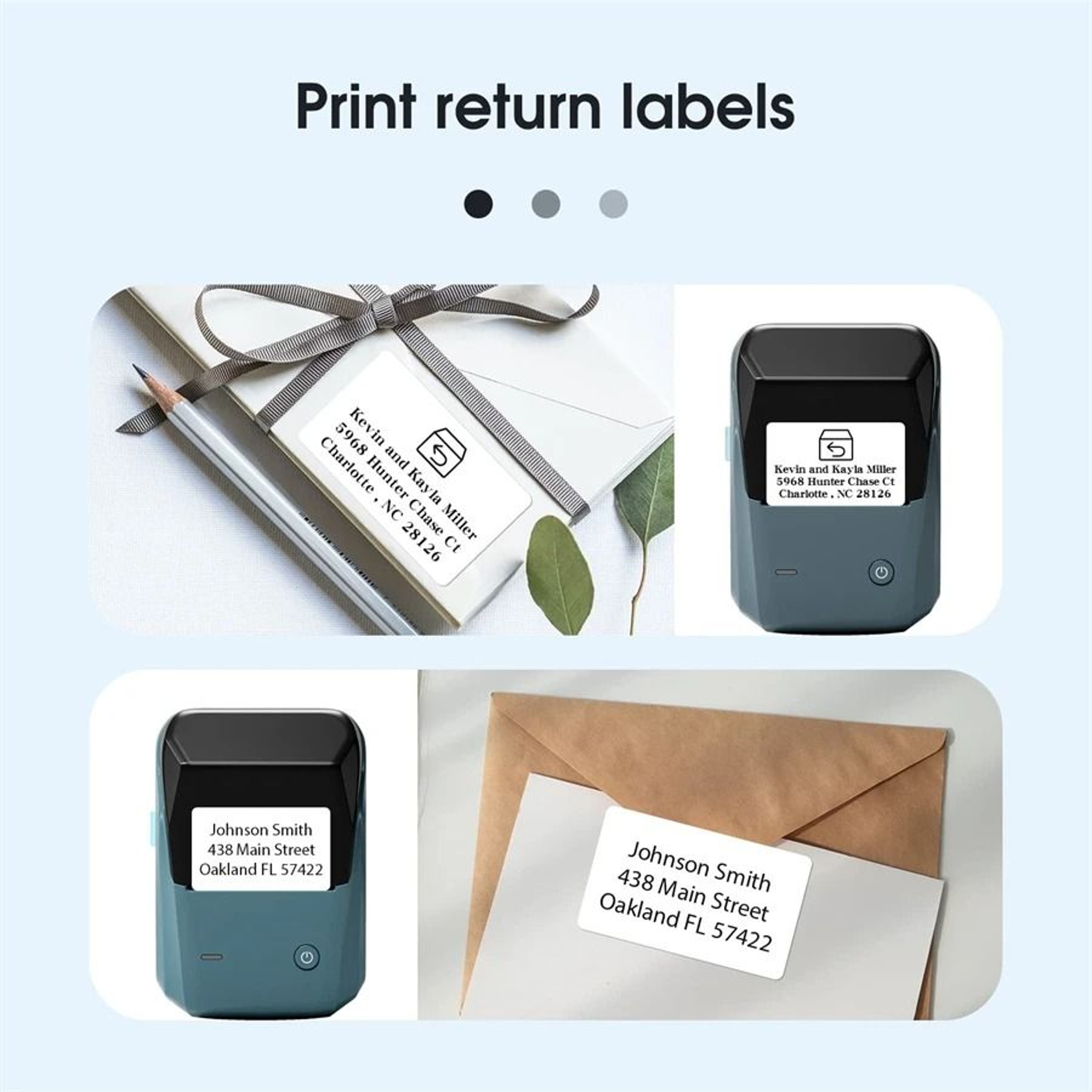 NIIMBOT B1 Portable Wireless Bluetooth Thermal Label Maker  Sticker Printer Set 5