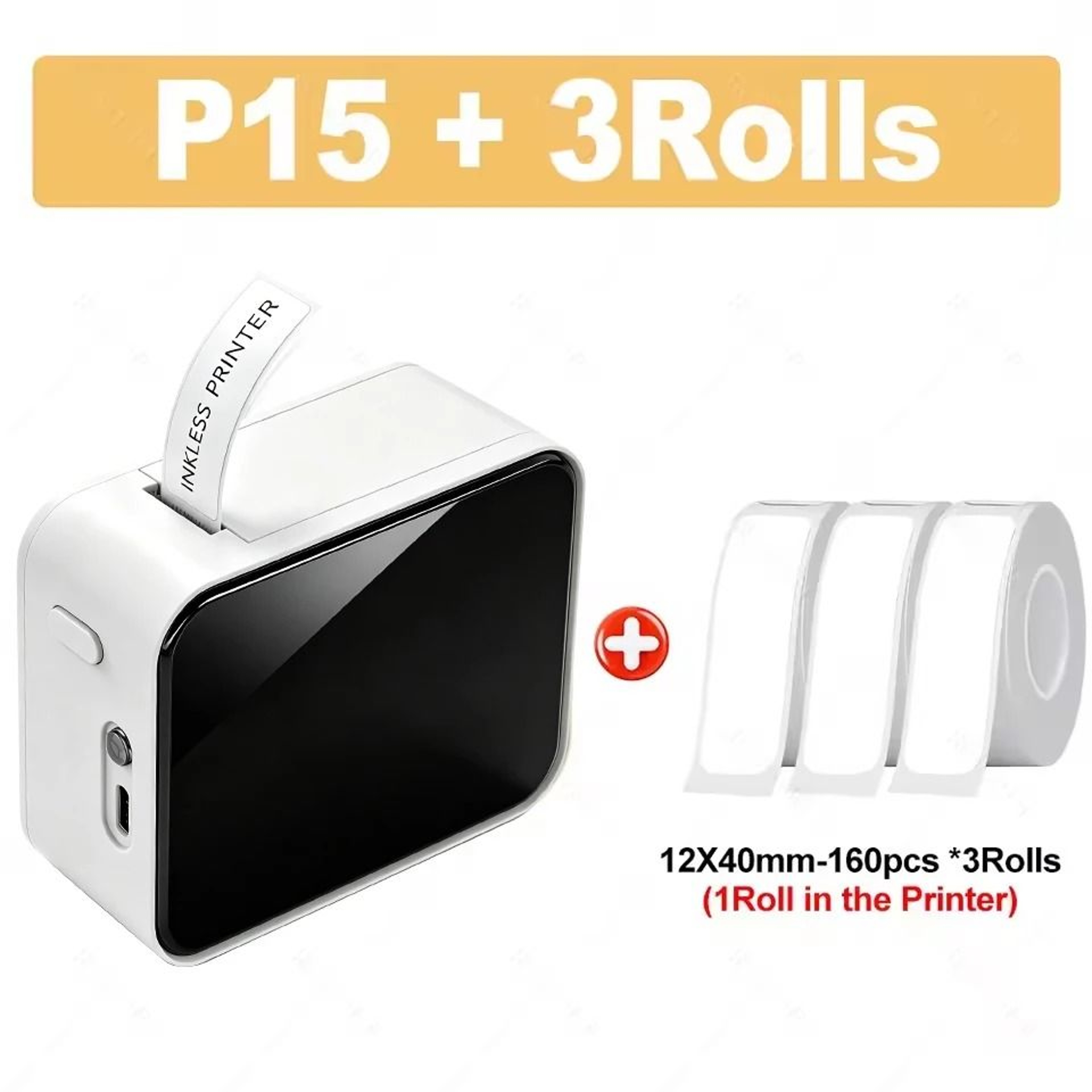 Marklife P15 Portable Wireless Thermal Label Printer  Sticker Maker For Office Kitchen  School 9