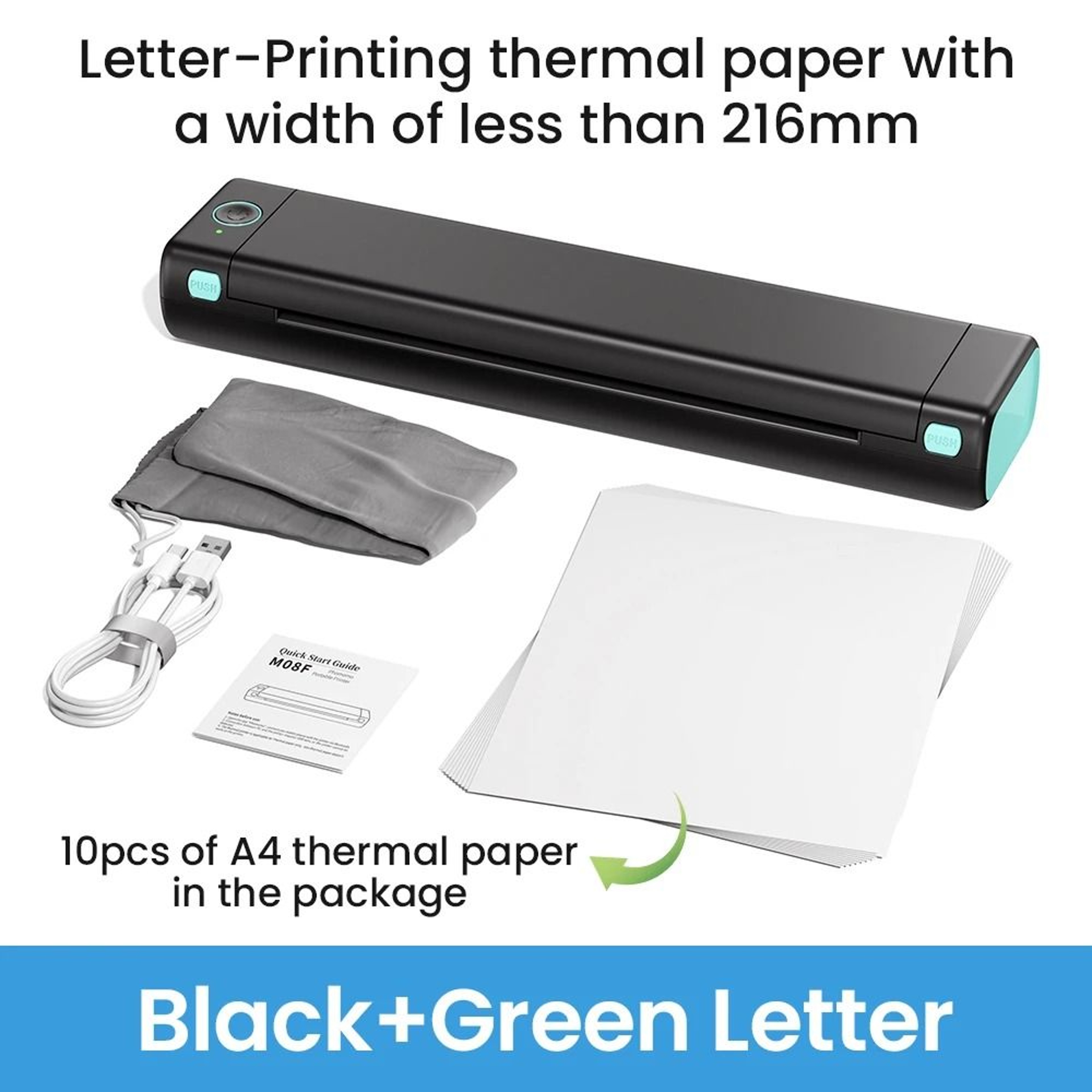Phomemo M08F Portable A4 Wireless Thermal Printer  Mobile Tattoo Stencil Maker For Phone  PC 19
