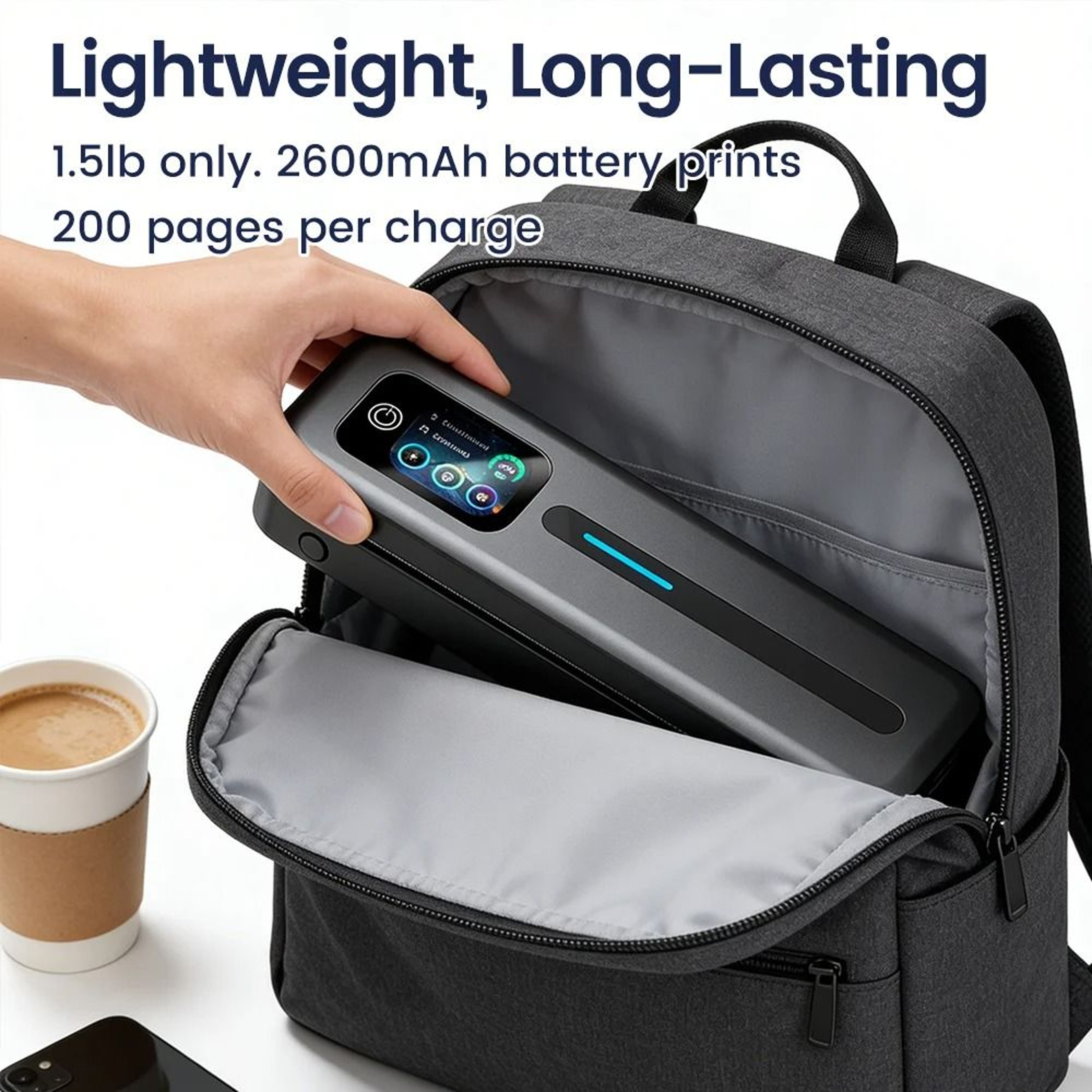 Phomemo M832D Portable Wireless Thermal Document Printer With Touchscreen Supports US Letter  A4 Fo 5