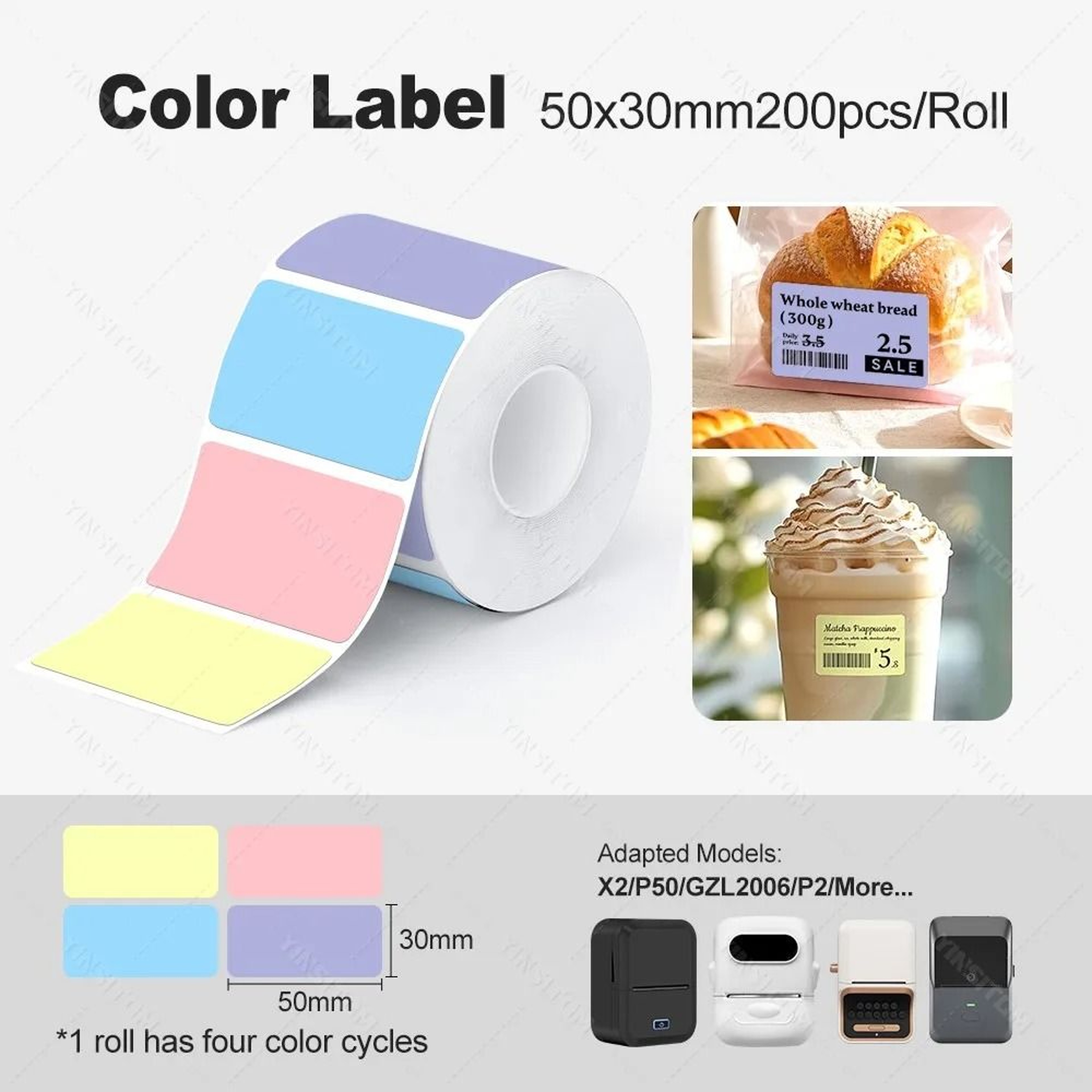 Marklife X2 Portable Wireless Bluetooth Thermal Label Printer 2050mm For Barcodes File Folders  Nam 15