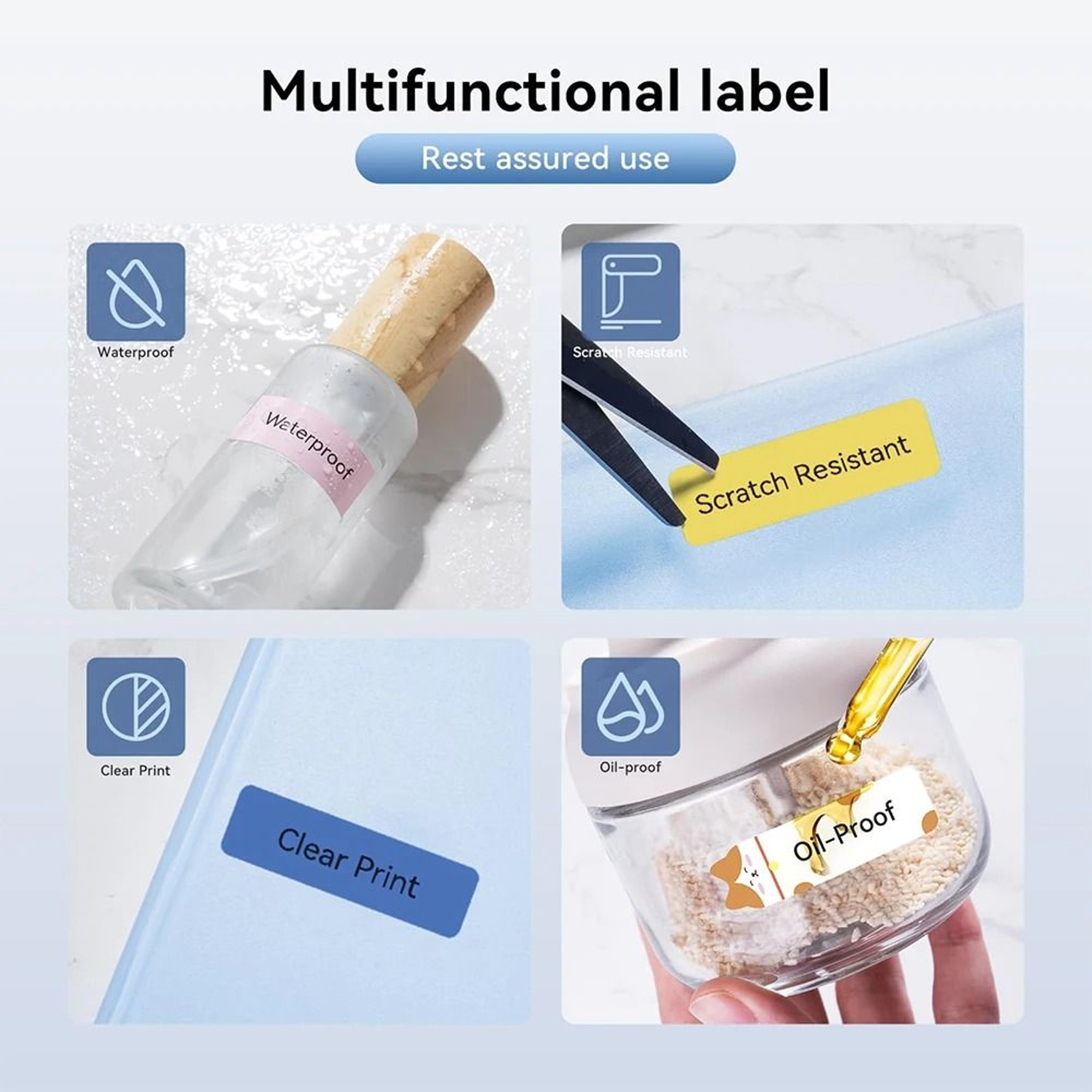 NIIMBOT Official SelfAdhesive Thermal Label Paper Rolls For D110 D11  D101 Mini Printers 3