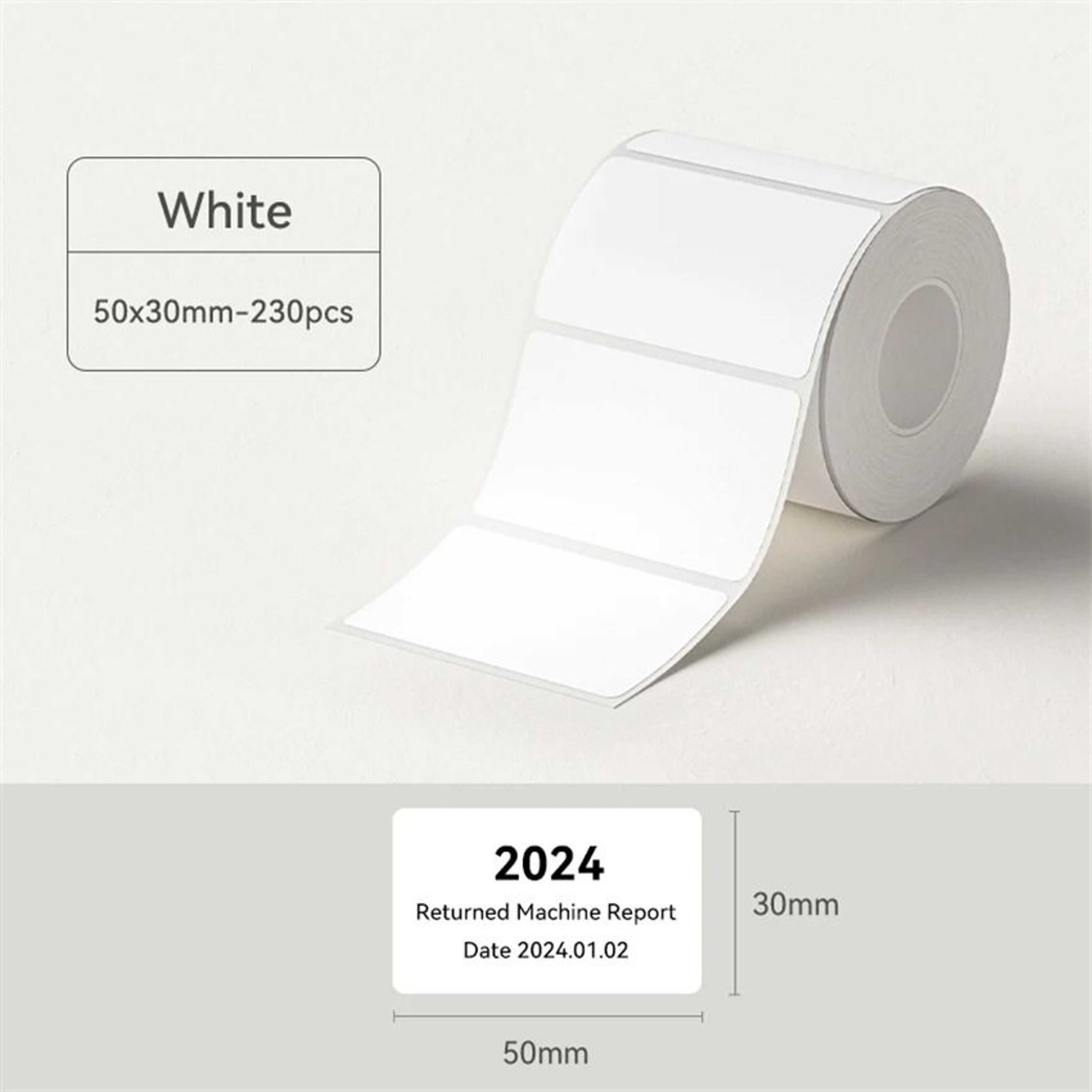 NIIMBOT Official White Thermal Label Tape Roll For B1  B21 Portable Wireless Label Printers 7