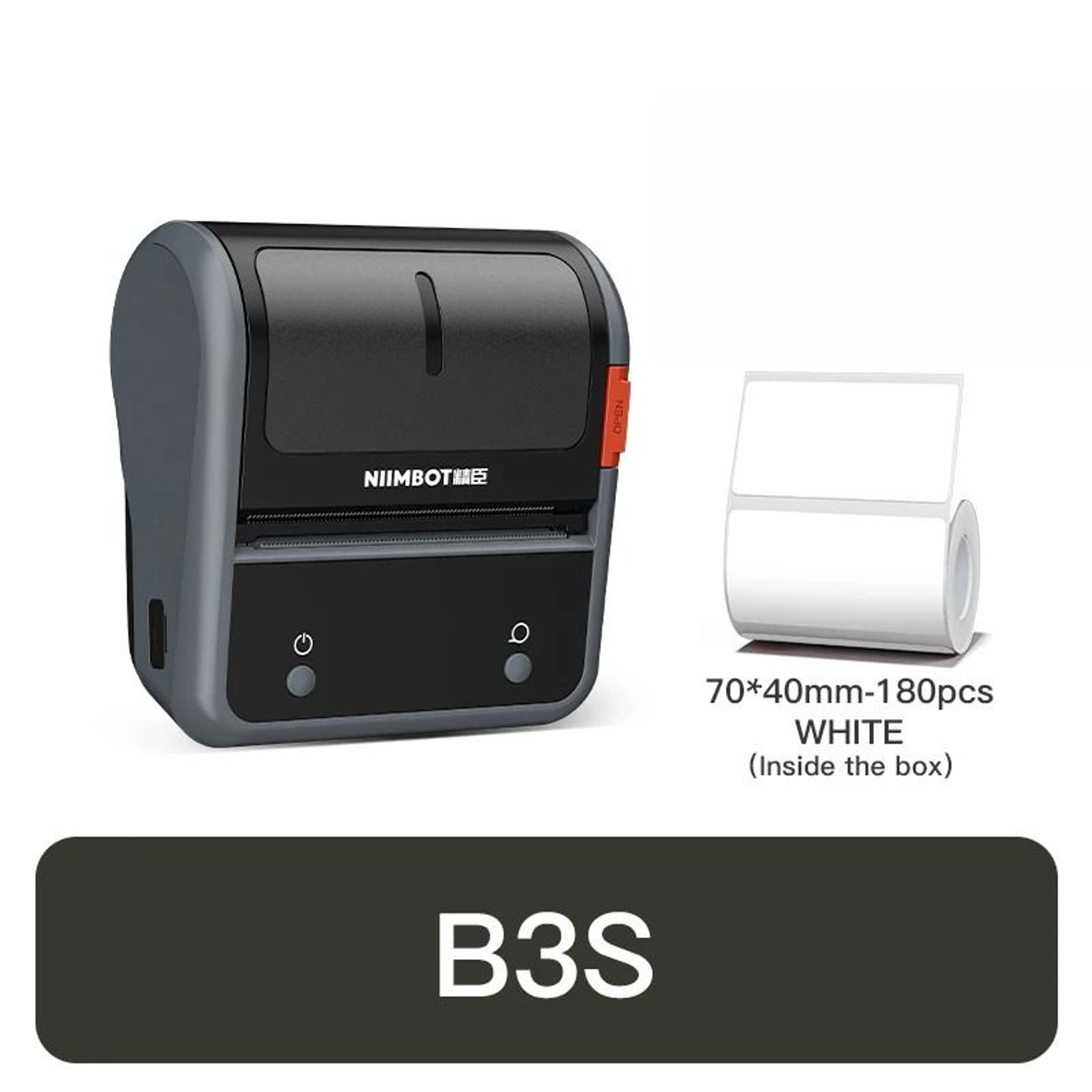 NIIMBOT B3S Portable Wireless Thermal Label Printer For Commercial Jewelry Clothing  Retail Barcode 6