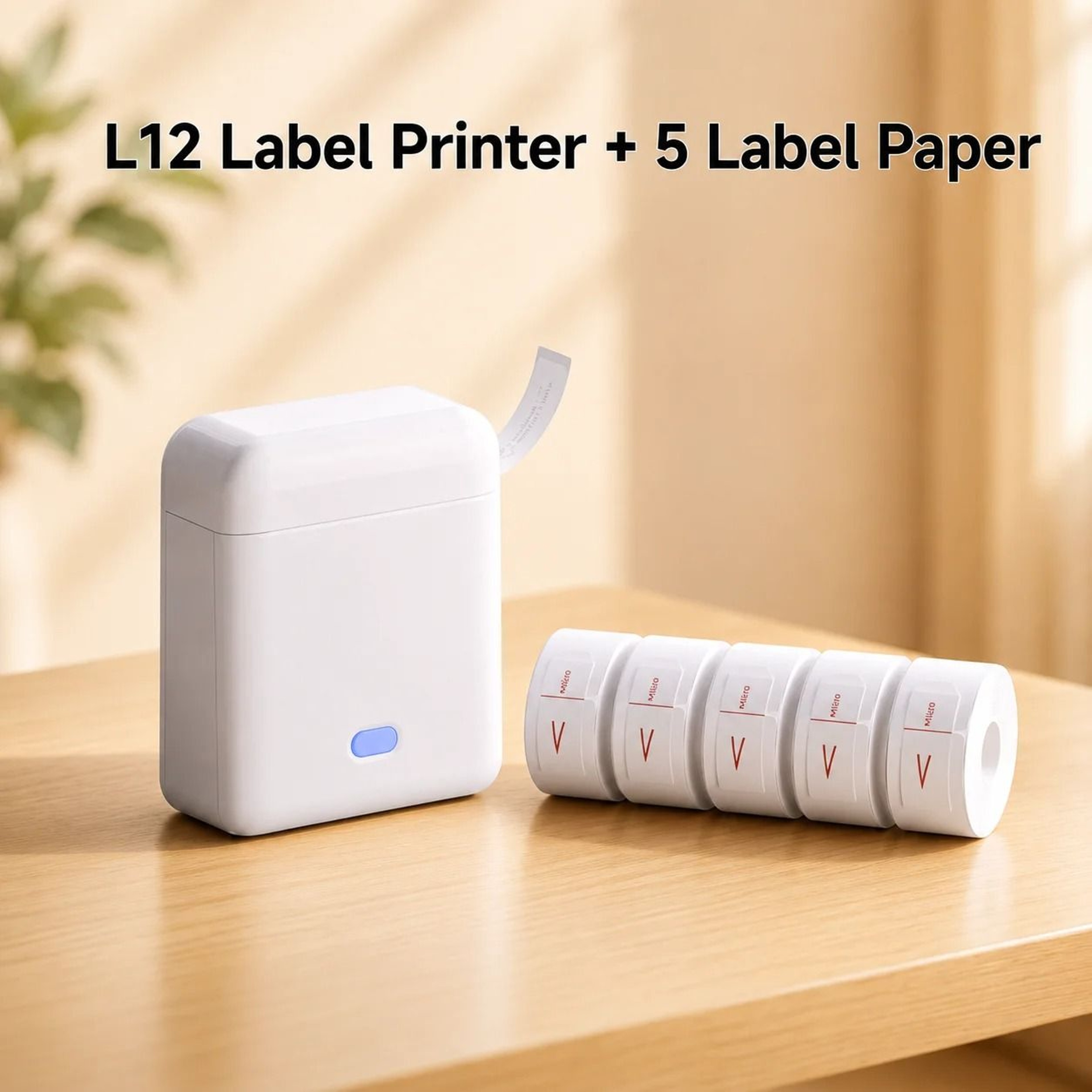 Mini InkFree Wireless Bluetooth Portable Thermal Label Printer  SelfAdhesive Sticker Maker 7