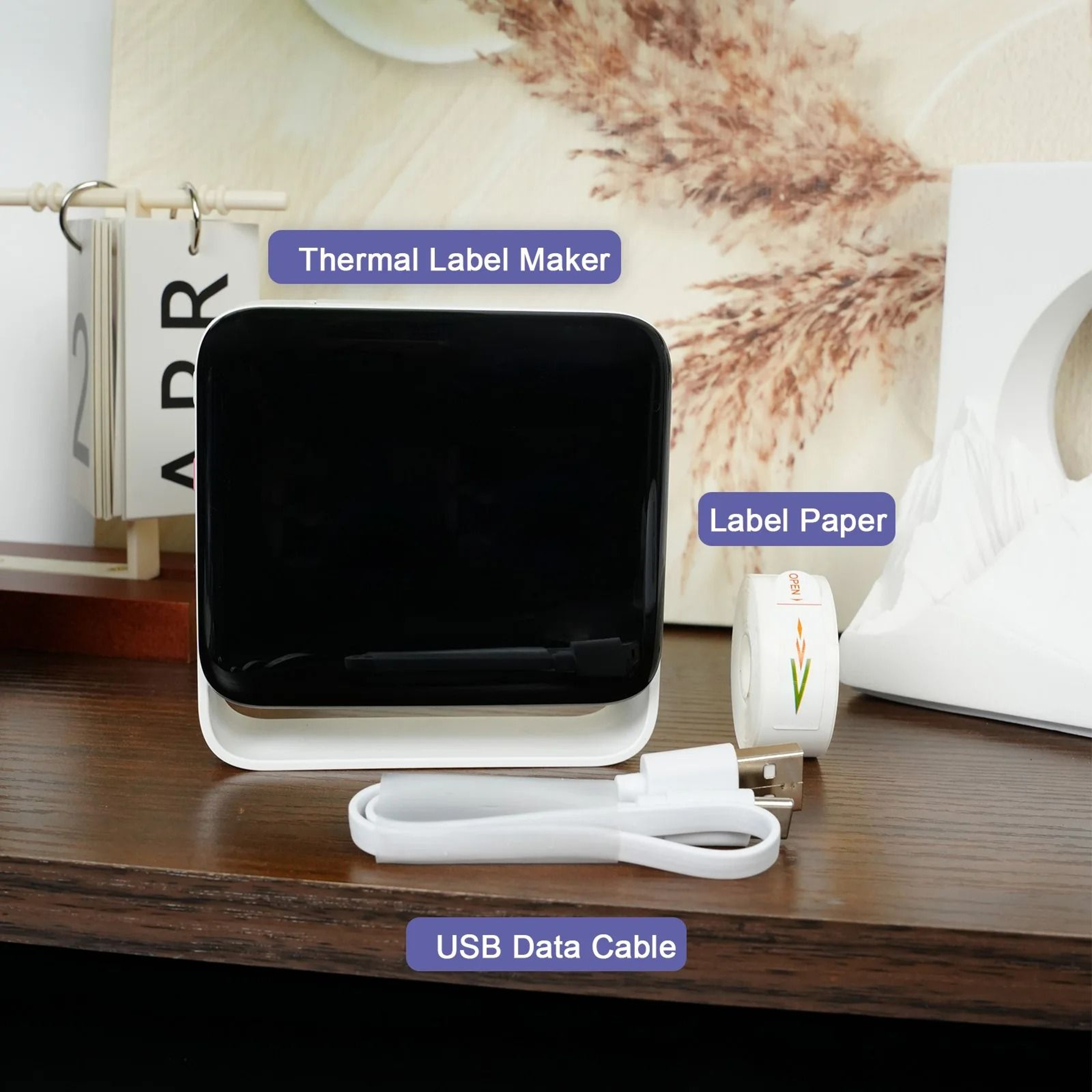 Mini Portable Wireless Bluetooth Thermal Label Printer  Handheld Sticker Maker For Small Business   3
