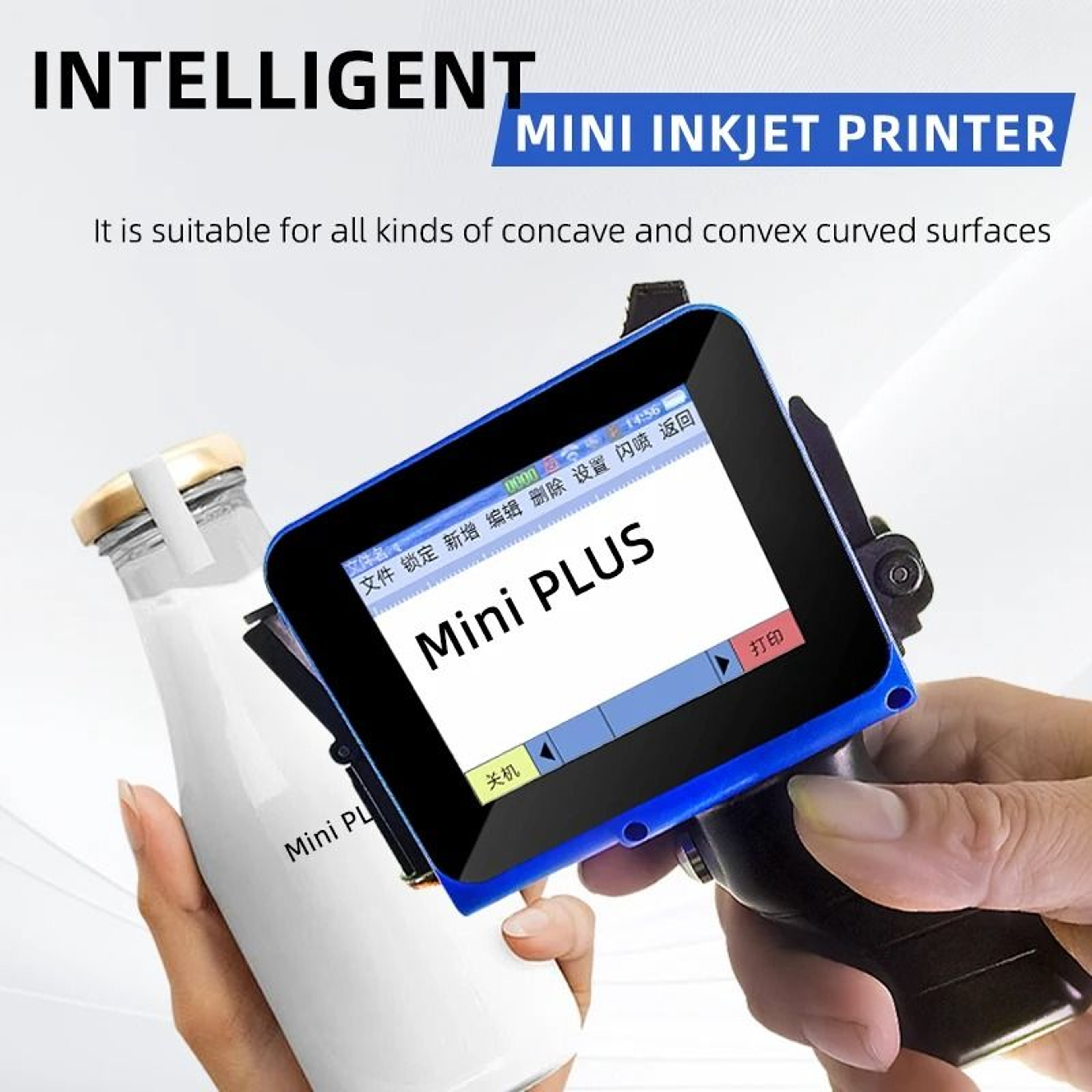 Mini Date Printer Inkjet Portable Coding Machine For Bottle Box Plastic Bags Logo Text  QR Code 1