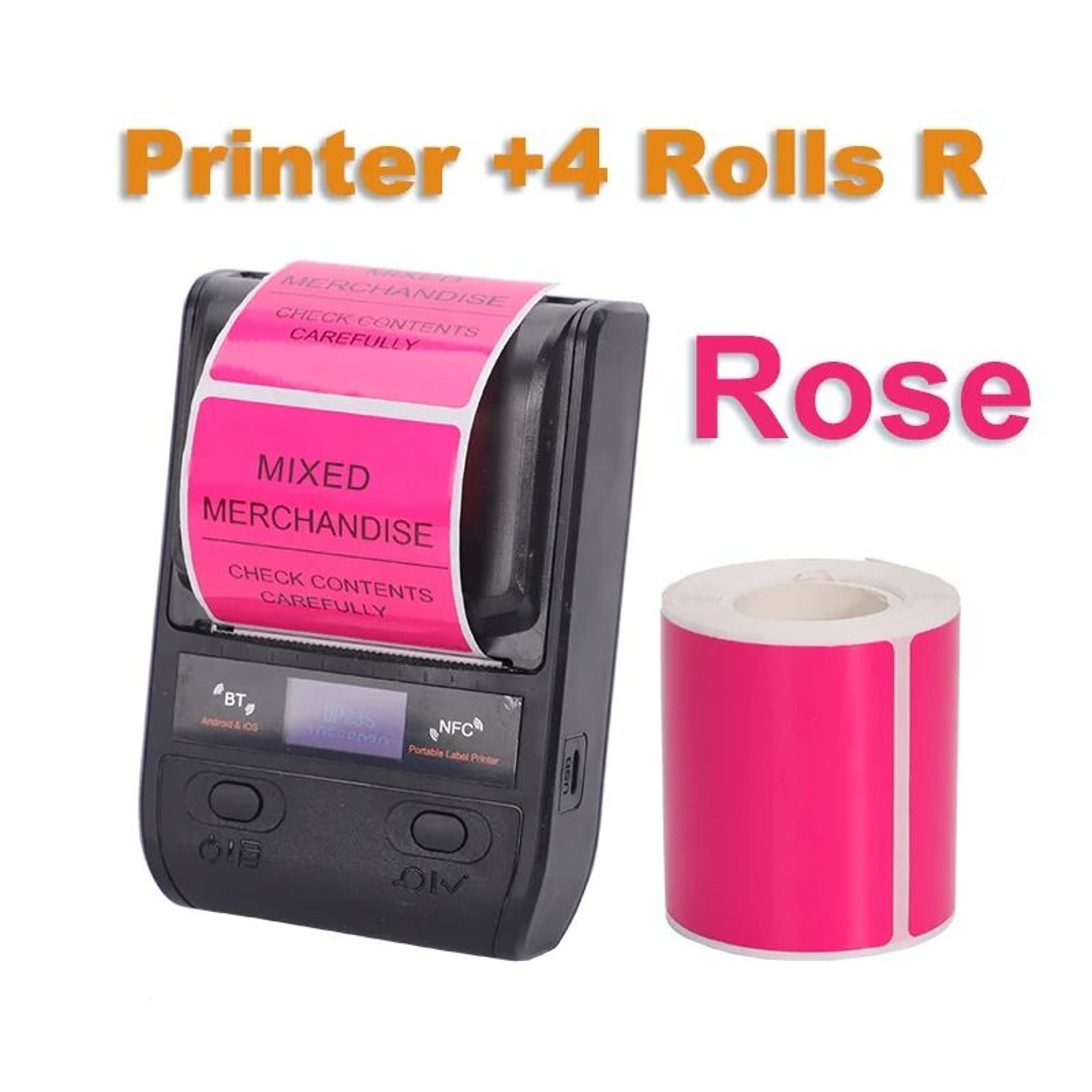 DETONGER DP23S Barcode  QR Code Printer For Clothing Jewelry  Price Tags With Bluetooth 12