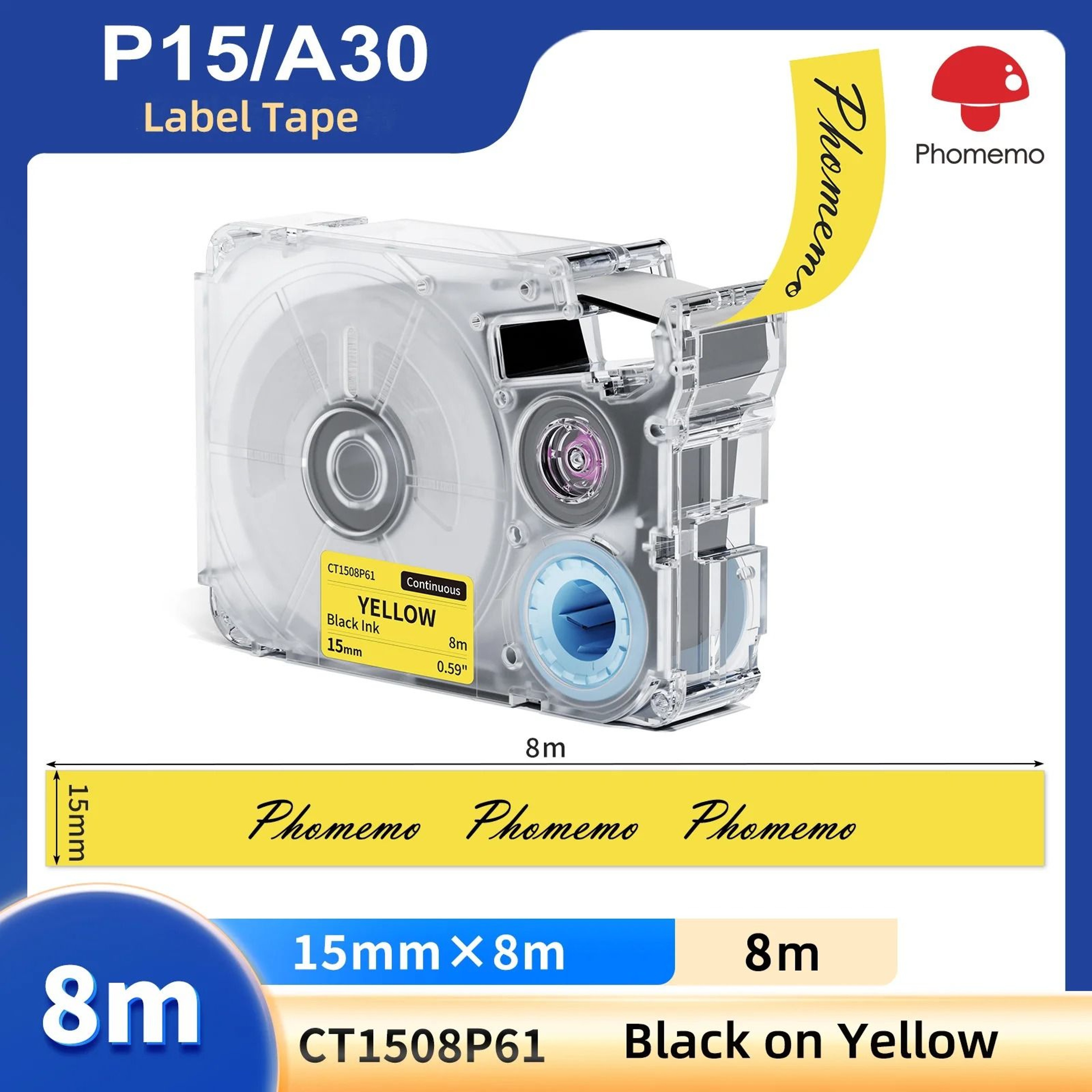 Phomemo A30 Mini Wireless Thermal Label Maker Portable Adhesive Sticker Printer For Home School  Of 17