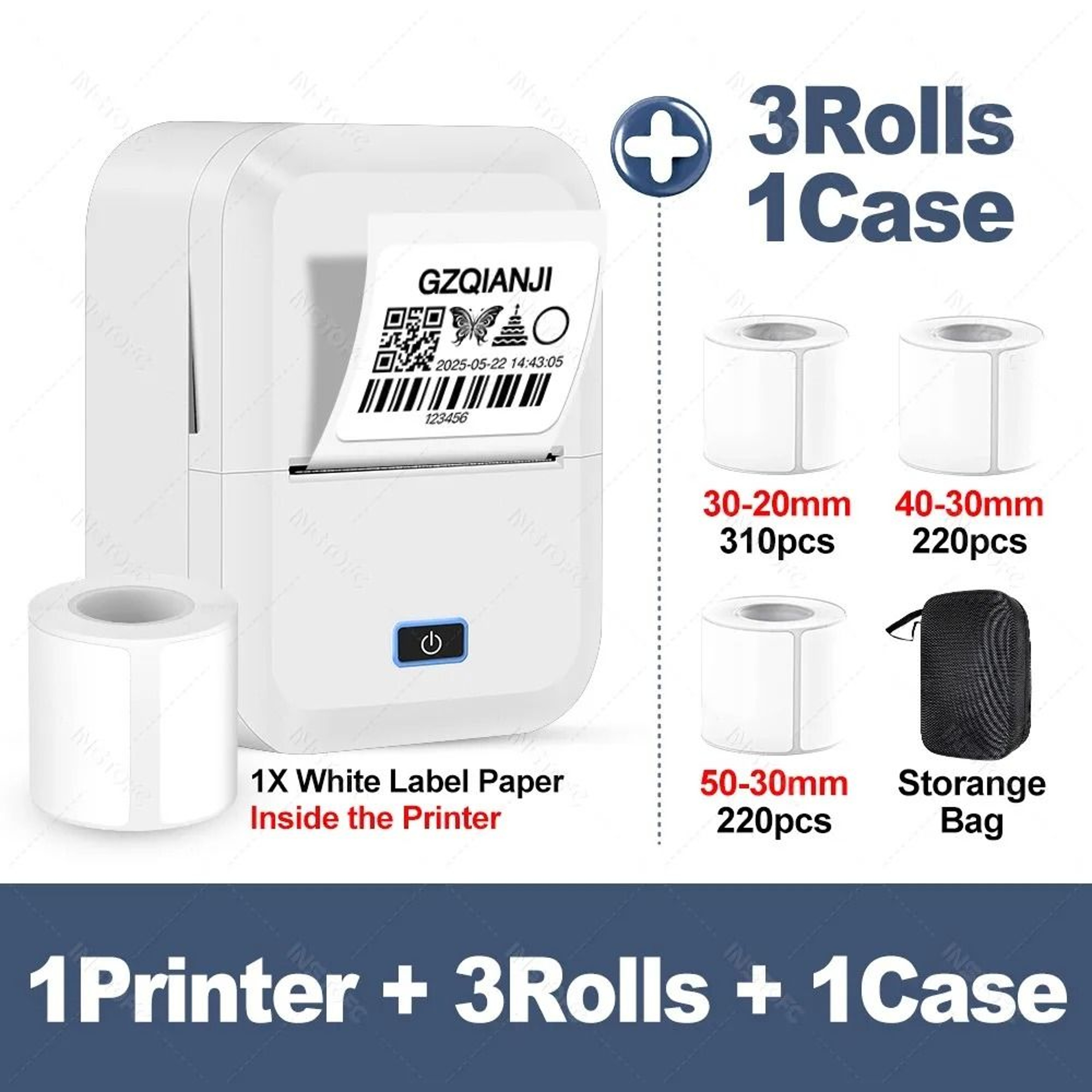 Marklife X2 Portable Thermal Printer Mini Wireless Pocket Sticker Labeling Machine Inkless Maker 9