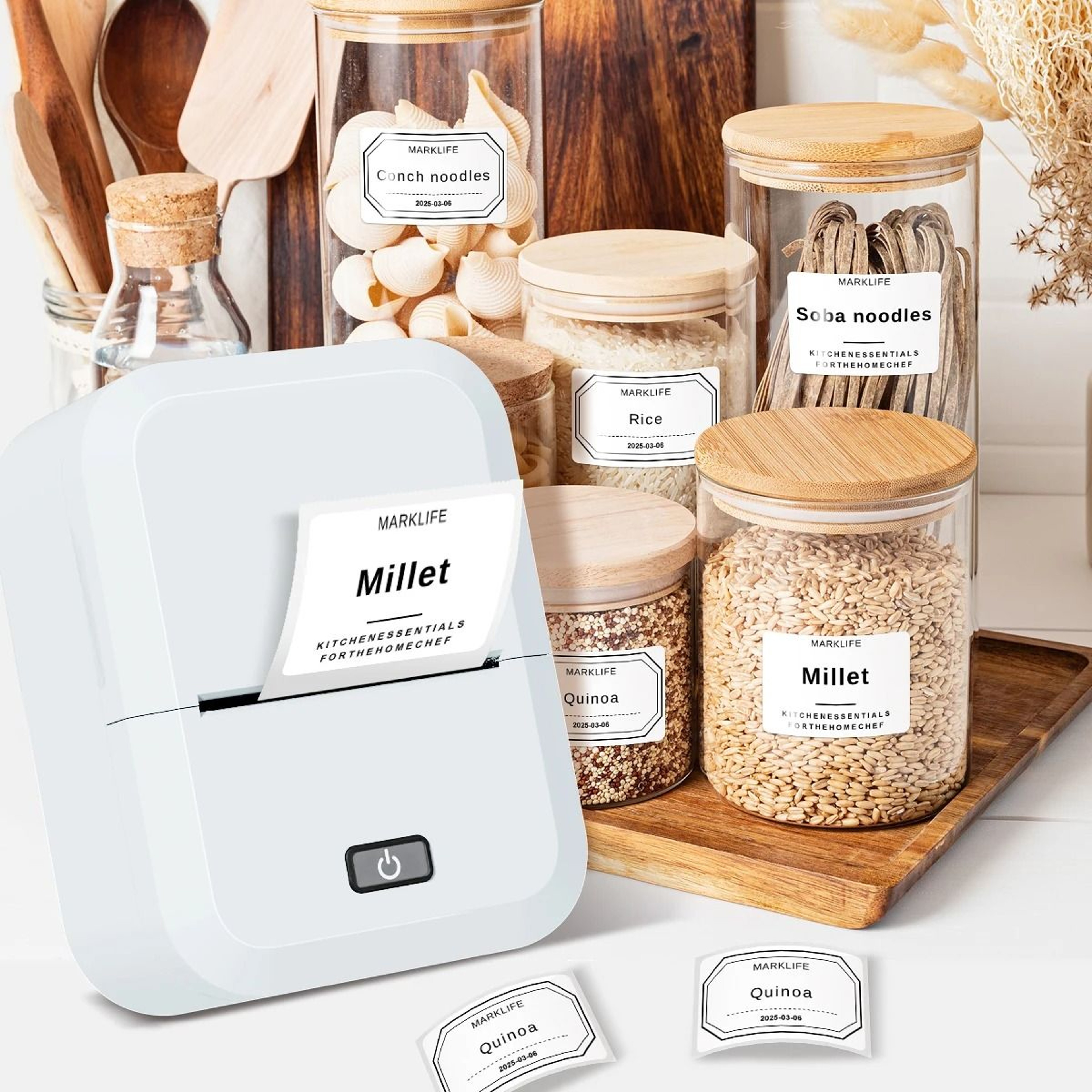 Marklife X2 Portable Thermal Printer Mini Wireless Pocket Sticker Labeling Machine Inkless Maker 3