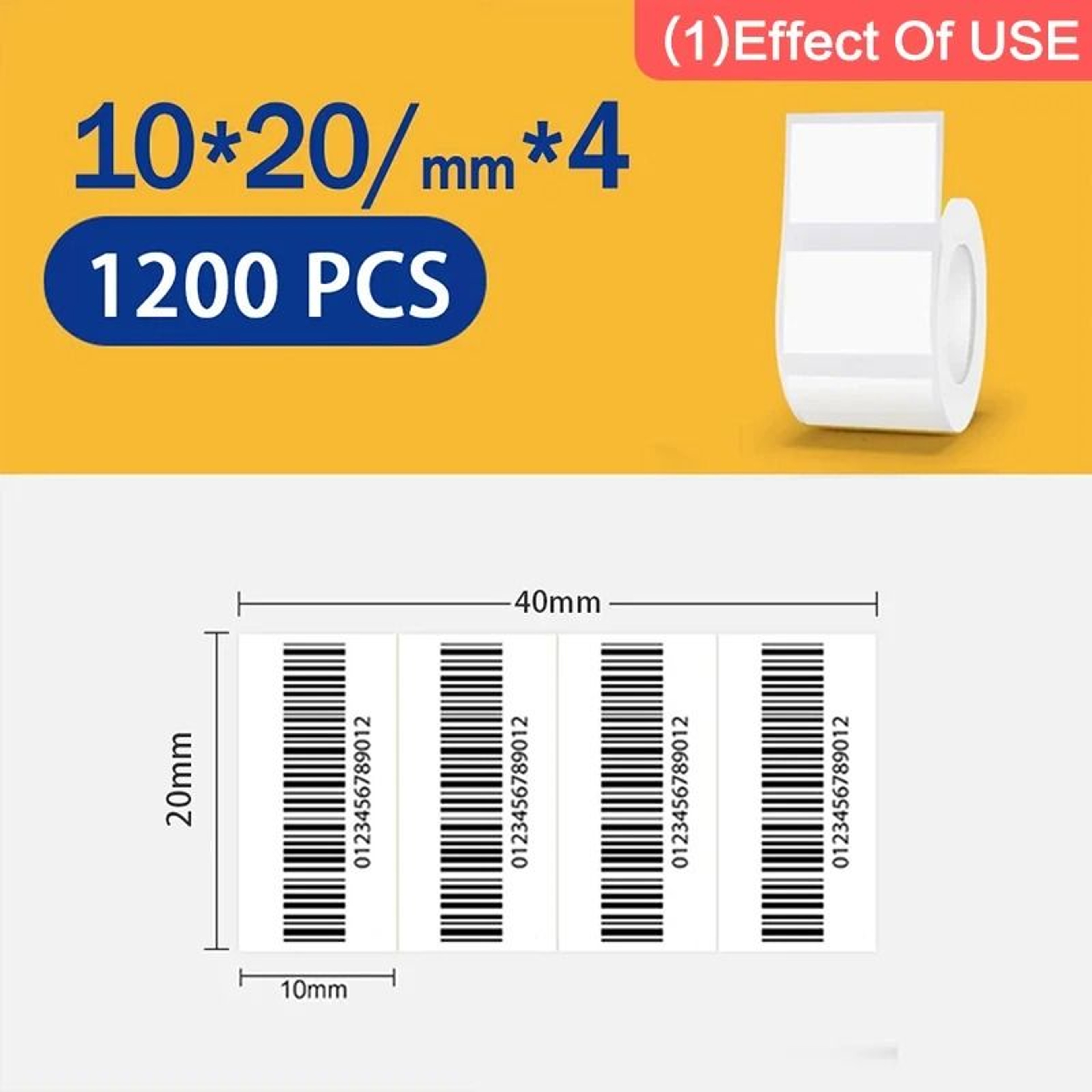 NIIMBOT B1 B21  B3S SelfAdhesive Thermal Label Rolls Waterproof Name Tag  Stationery Marking Sticke 12