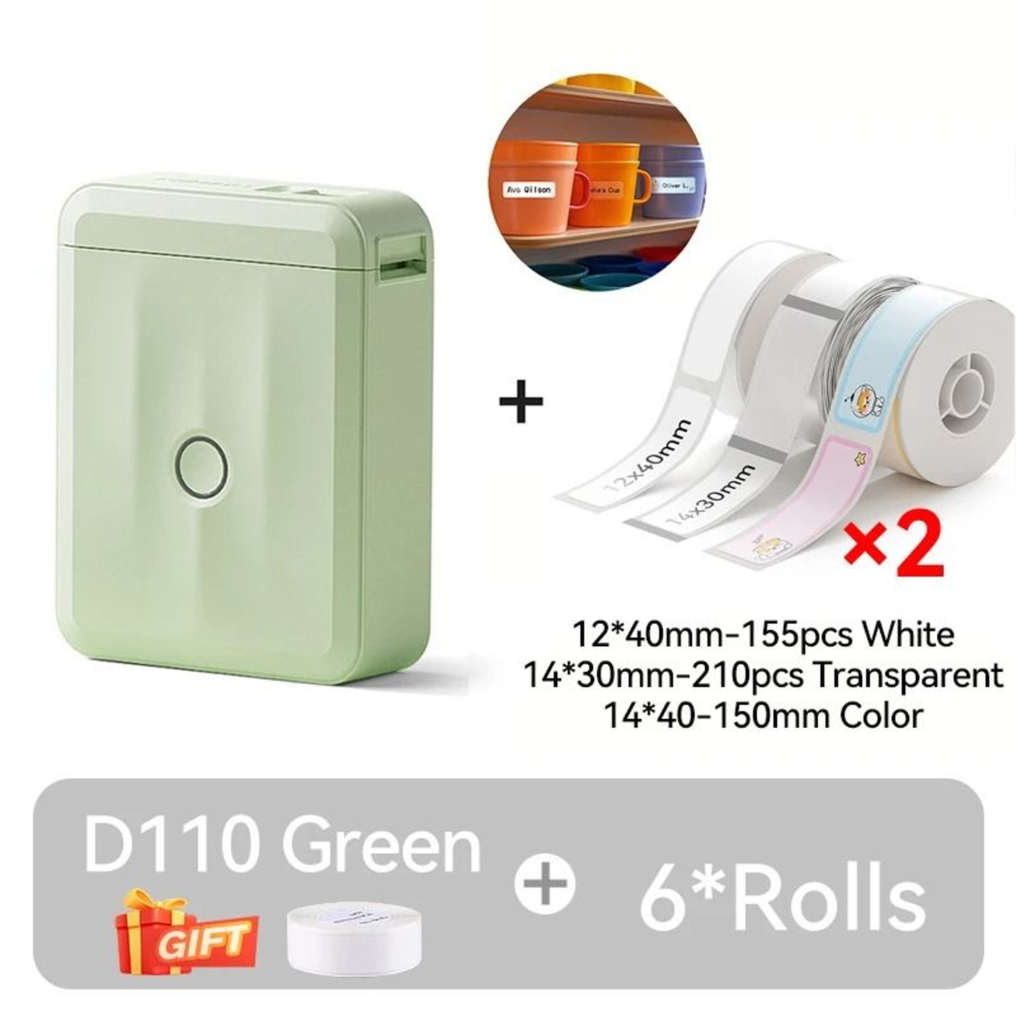 NIIMBOT D110 Mini Portable Thermal Printer Smart Pocket SelfAdhesive Bluetooth Price Label Sticker  11