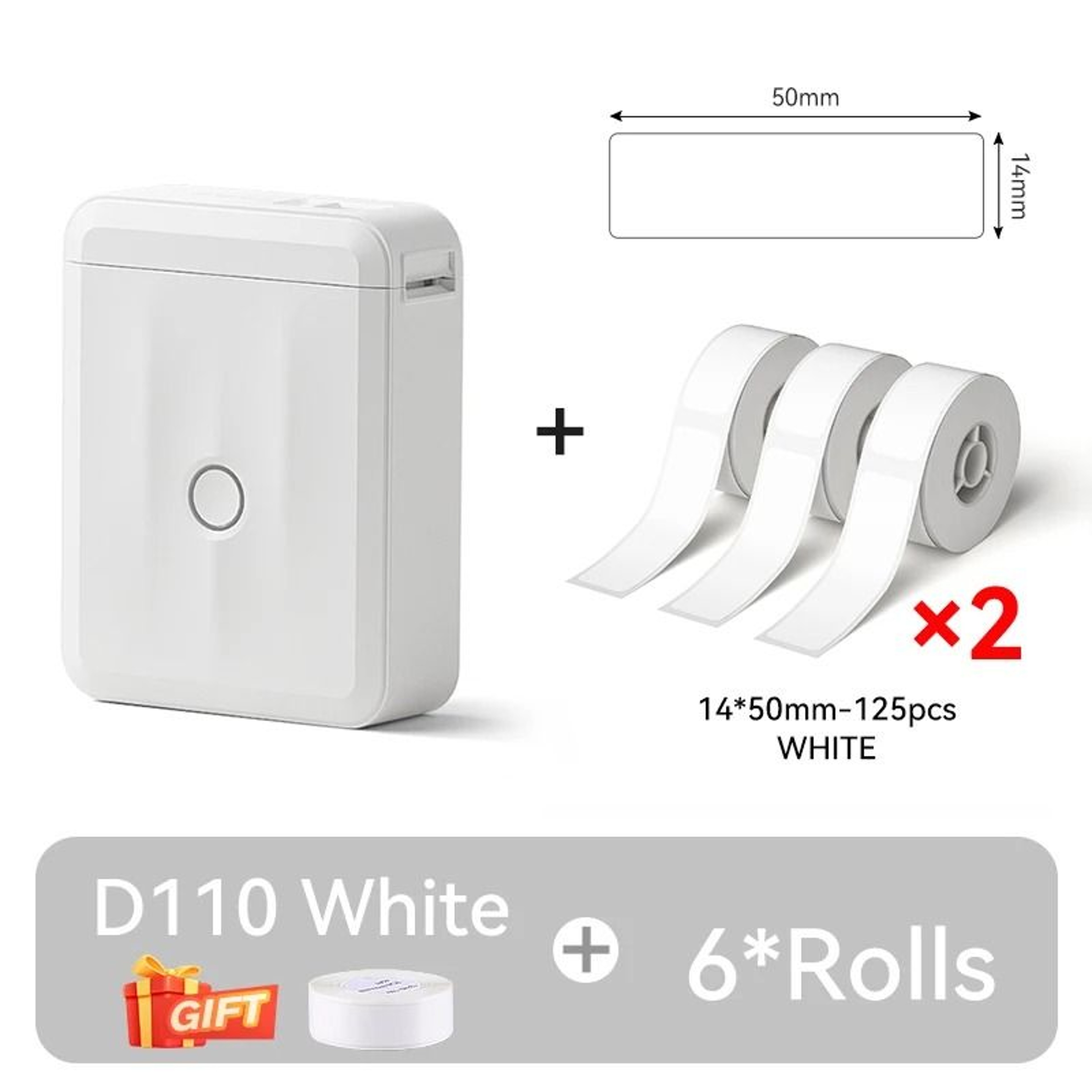 NIIMBOT D110 Mini Portable Thermal Printer Smart Pocket SelfAdhesive Bluetooth Price Label Sticker  9