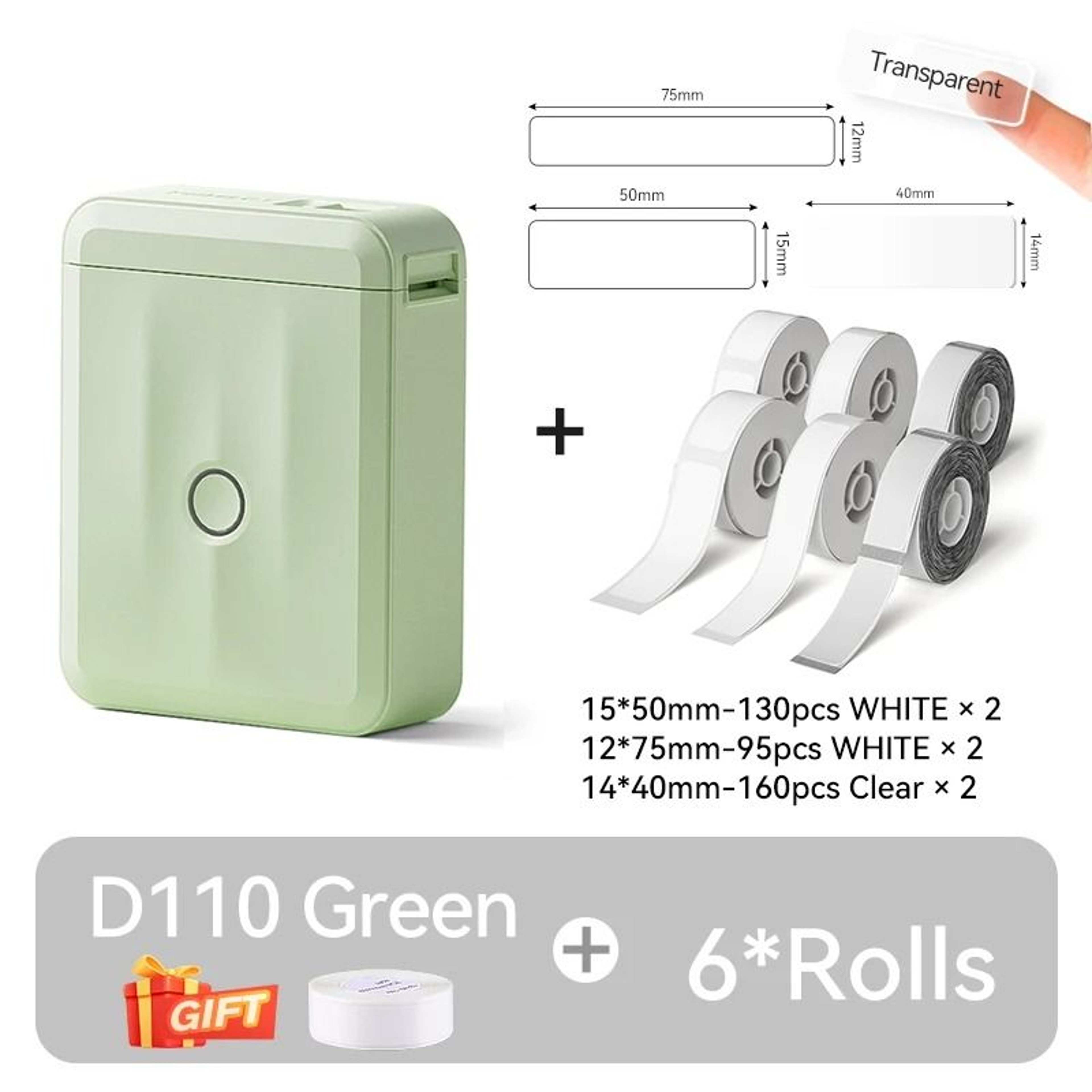 NIIMBOT D110 Mini Portable Thermal Printer Smart Pocket SelfAdhesive Bluetooth Price Label Sticker  21