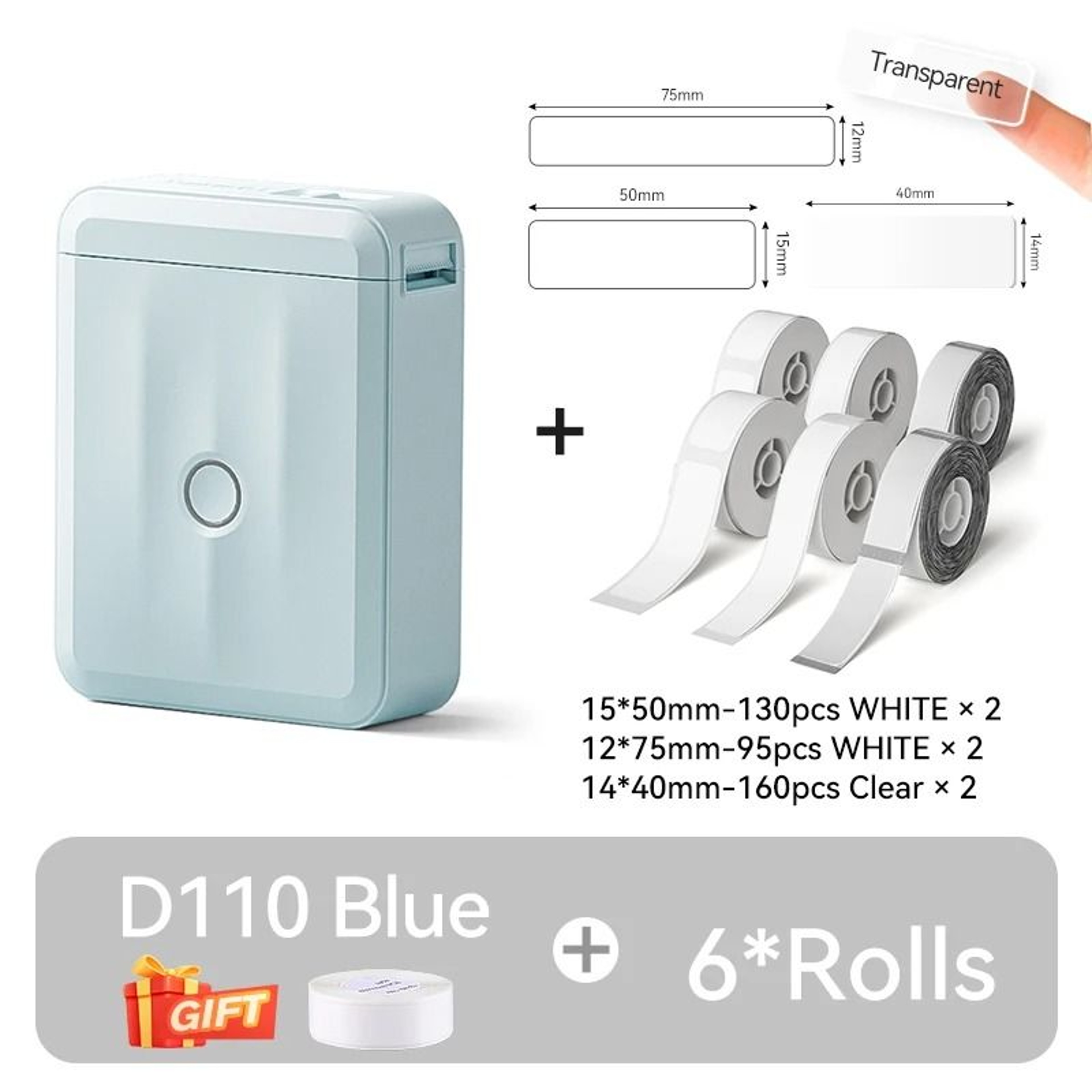 NIIMBOT D110 Mini Portable Thermal Printer Smart Pocket SelfAdhesive Bluetooth Price Label Sticker  26
