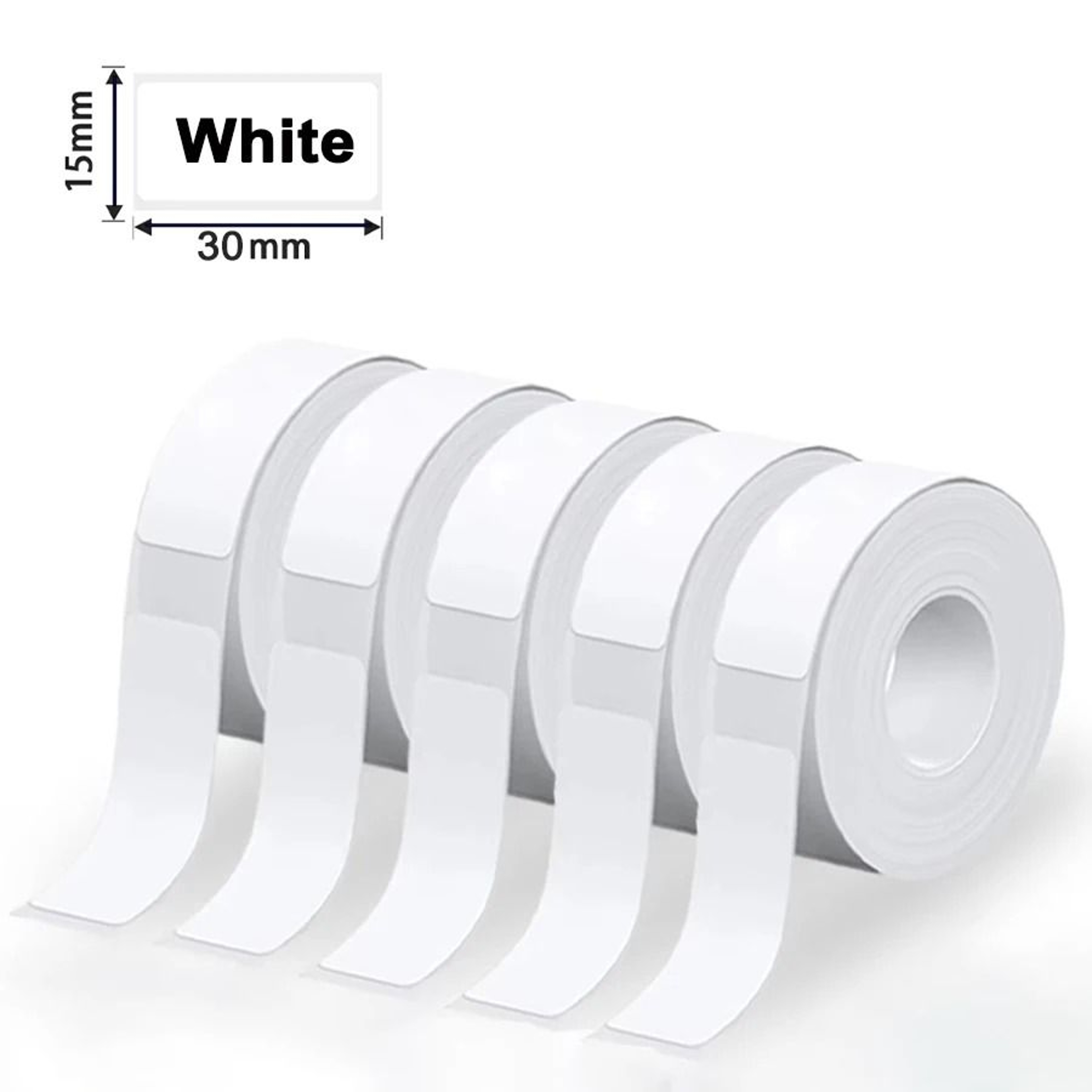 Marklife P15 White Label Rolls SelfAdhesive Thermal Sticker Set For Marklife P12 P11 D30  Q30 Print 14