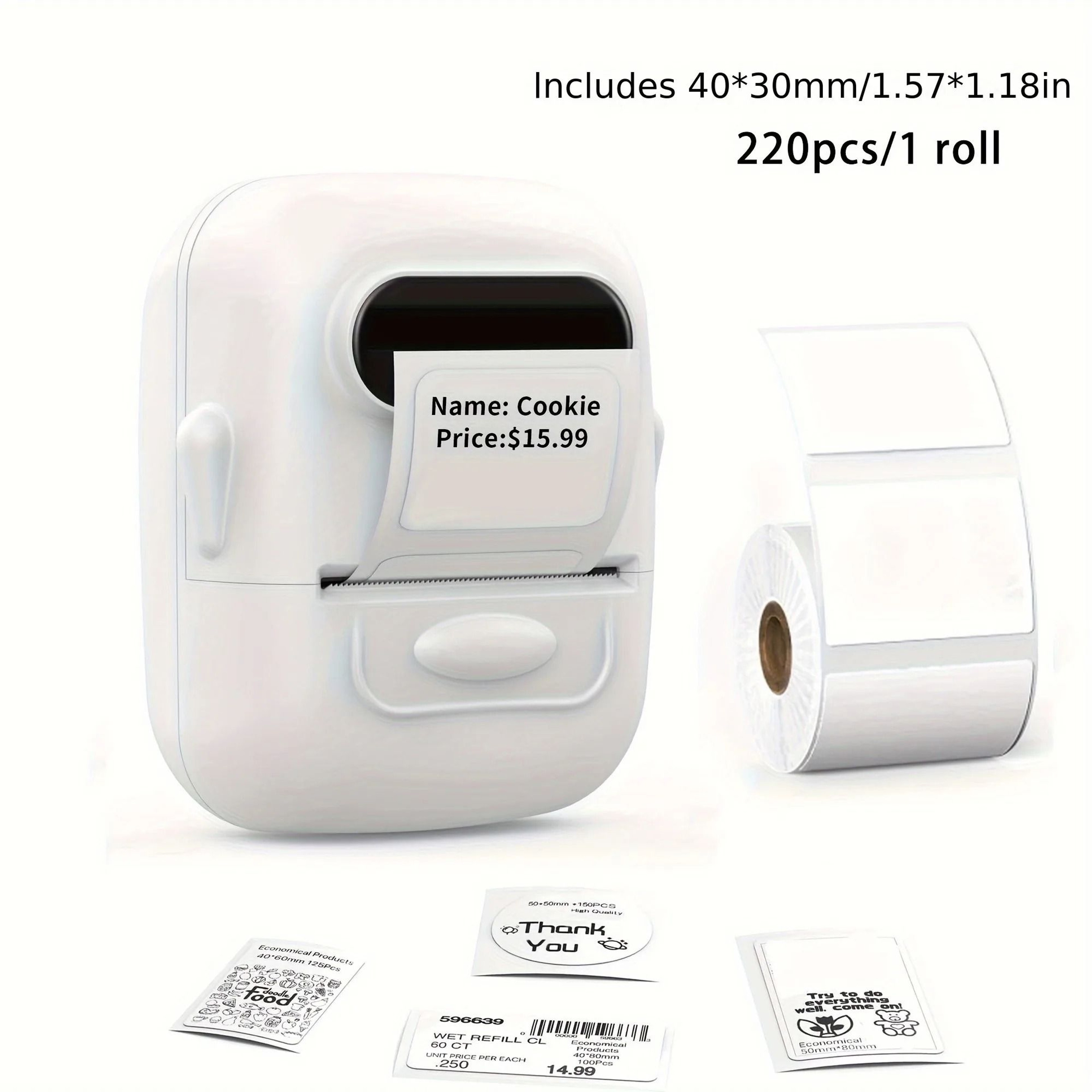 Marklife P50 Portable Thermal Label Printer Custom Sticker Maker For Home Small Business  Commercia 7
