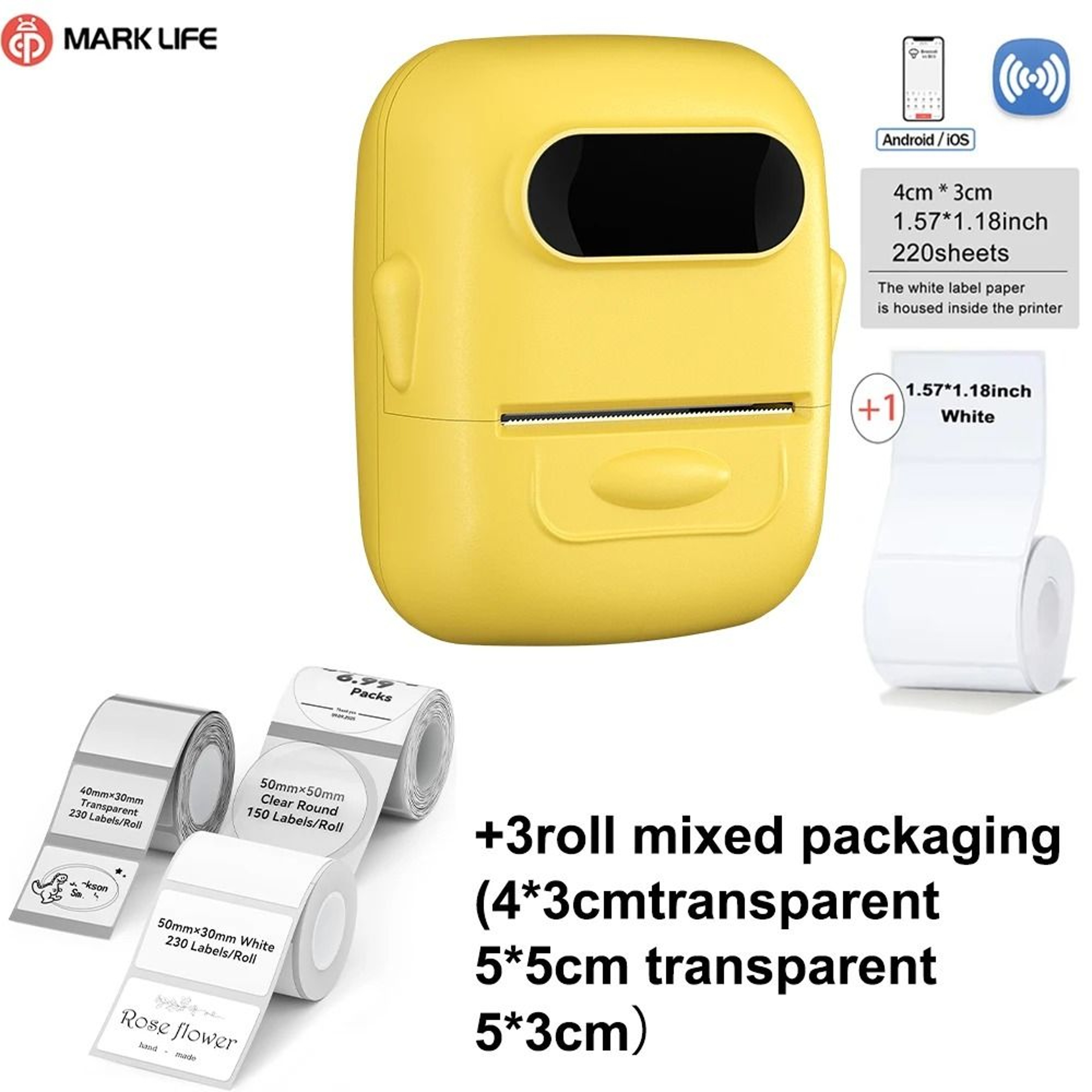 Marklife P50 Portable Thermal Label Printer Custom Sticker Maker For Home Small Business  Commercia 19