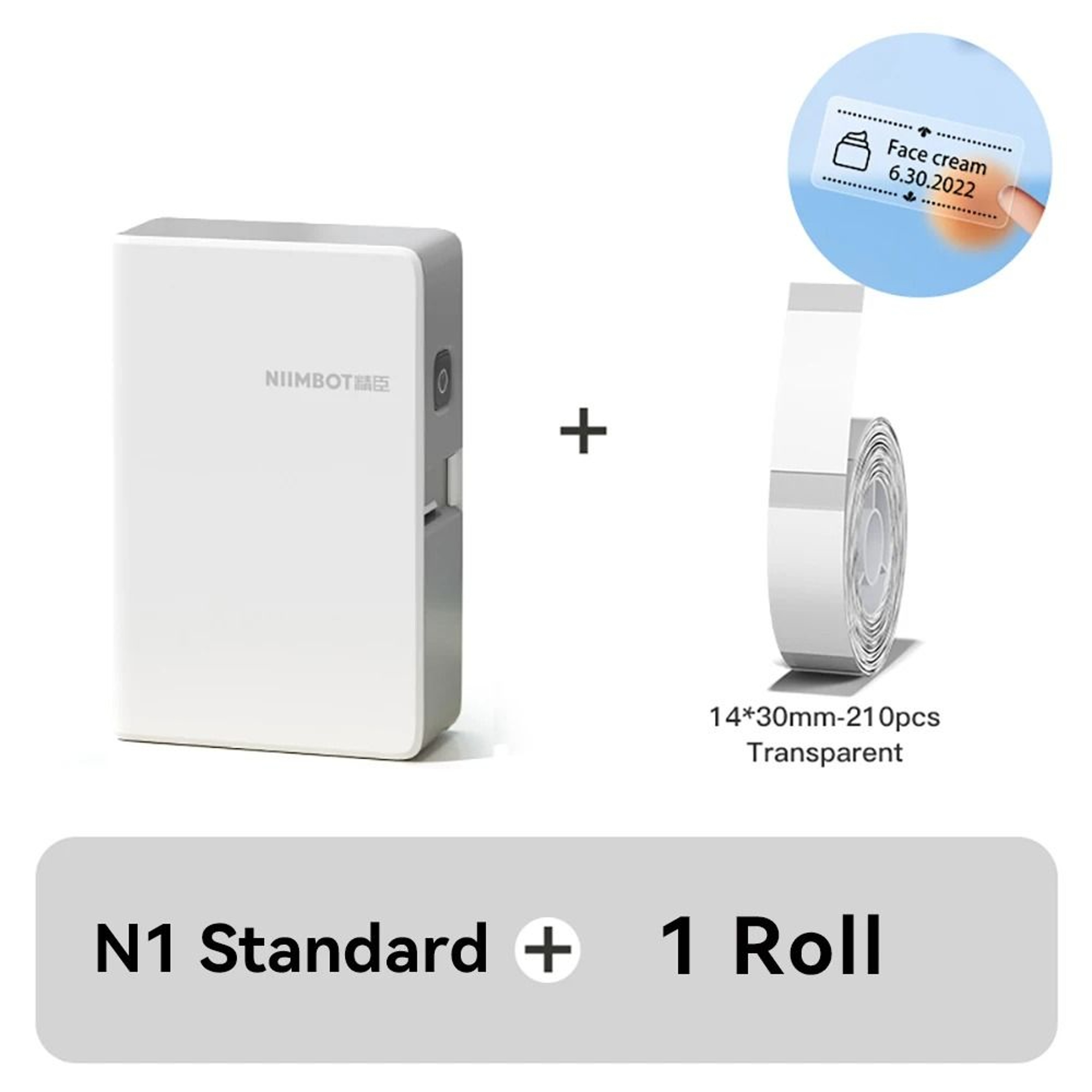 NIIMBOT N1 B18 Mini Thermal Transfer Label Printer Portable Wireless Sticker Maker With PET Tape 8