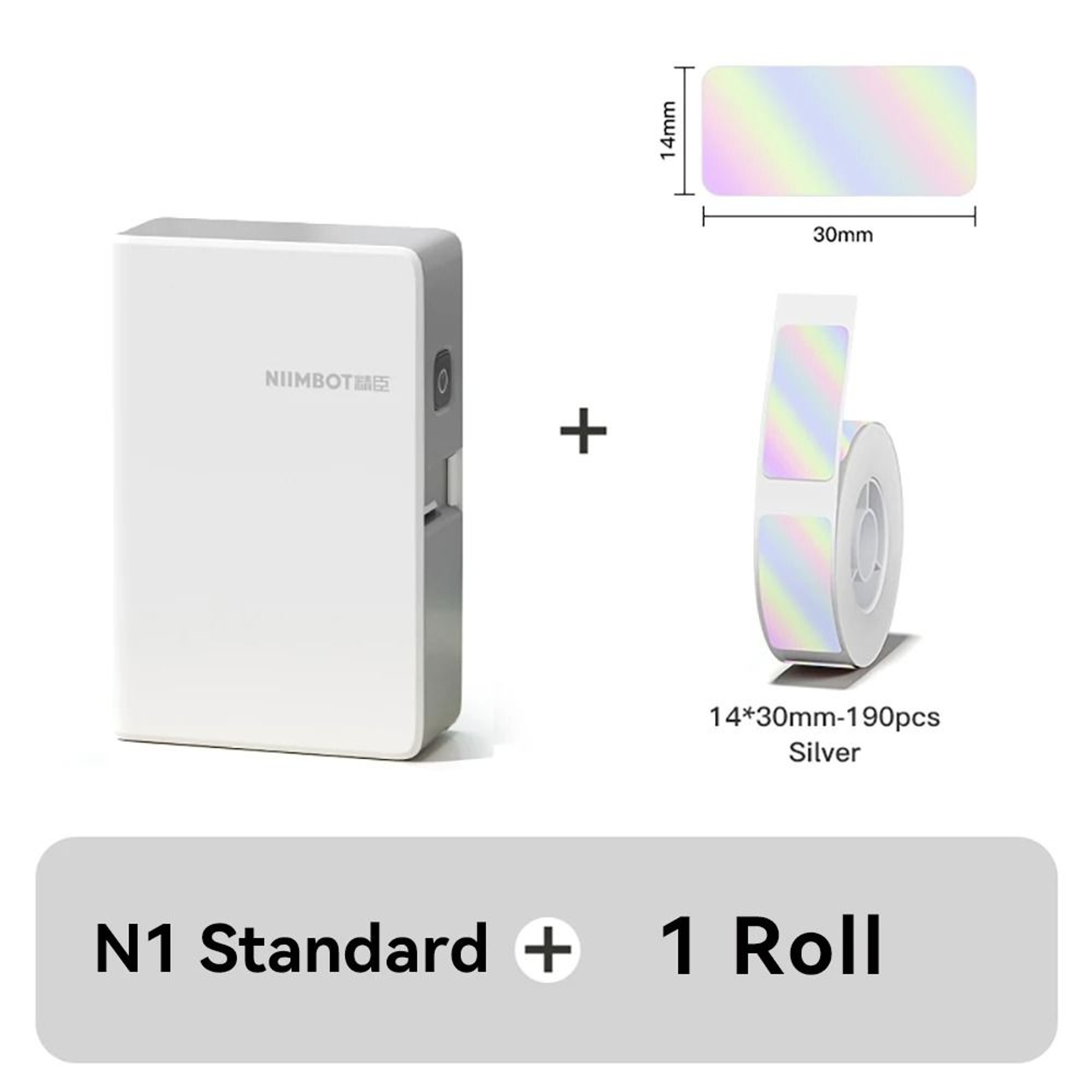 NIIMBOT N1 B18 Mini Thermal Transfer Label Printer Portable Wireless Sticker Maker With PET Tape 10